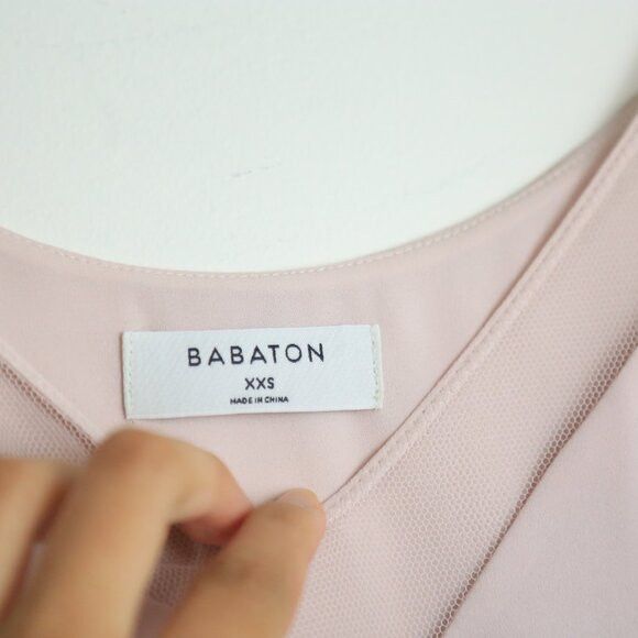 Aritzia Aritzia Babaton Galen Camisole Mesh Tank Top Blouse Size XXS / US 00 / IT 34 - 3 Thumbnail