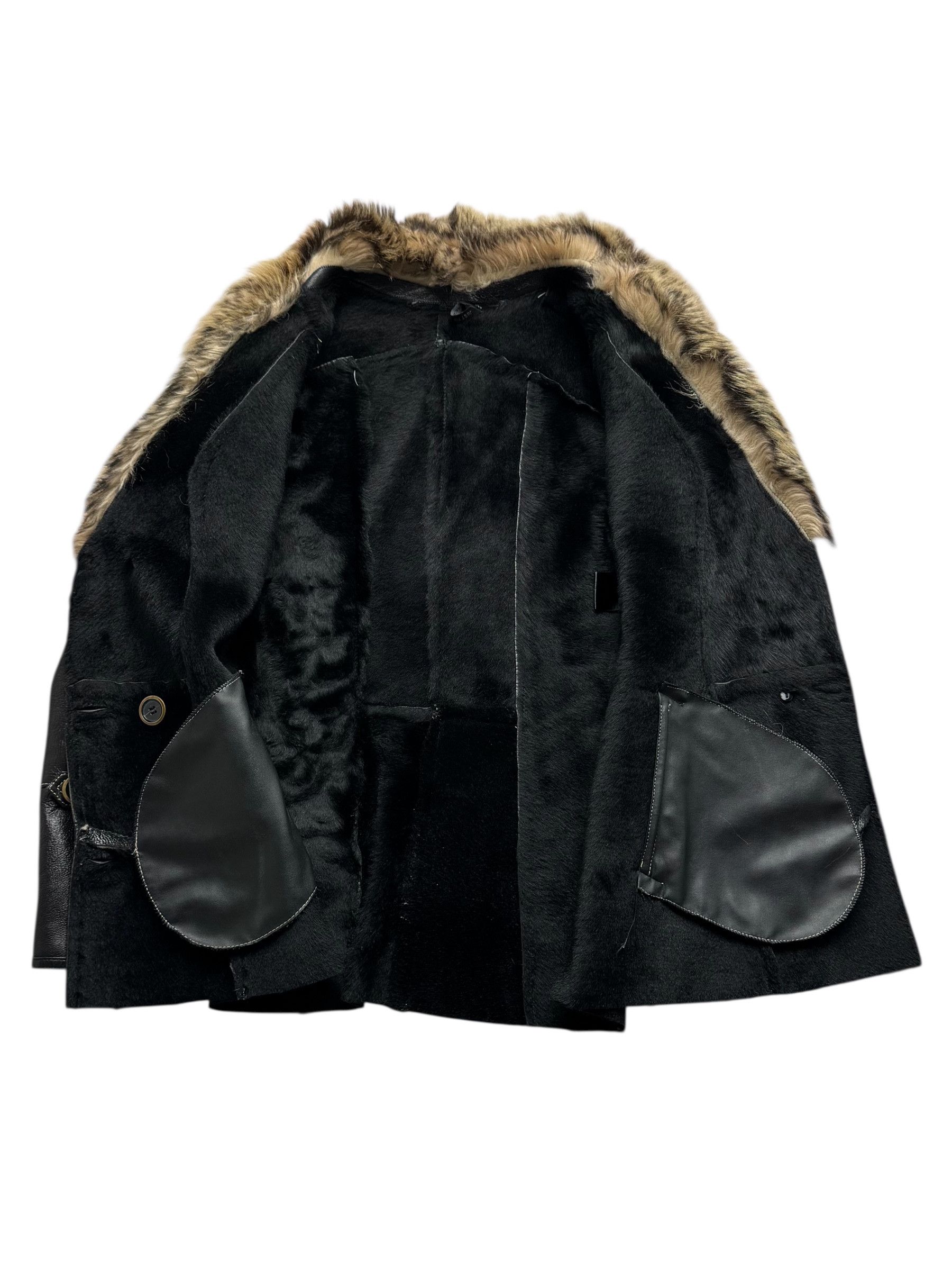 Vintage 90's Real Sheepskin Coat(V255) Size XS / US 0-2 / IT 36-38 - 4 Thumbnail