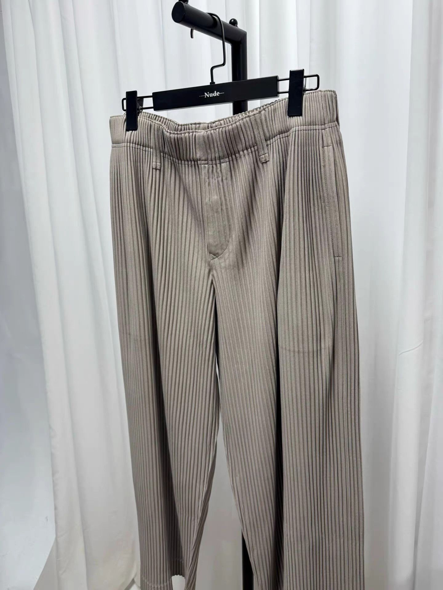 Issey Miyake Issey miyake men J159 Striped Relaxed Fit Trousers K20 Size US 29 - 2 Thumbnail
