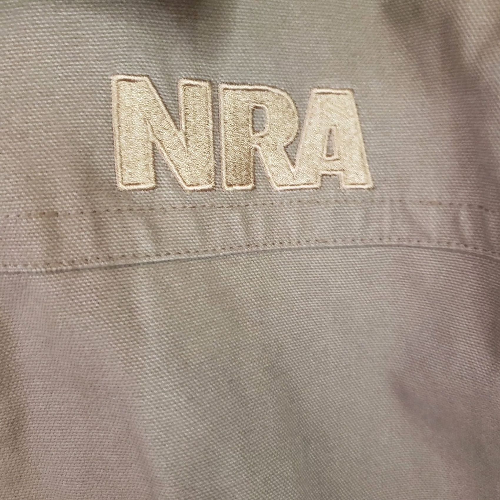 Vintage Burks Bay Jacket Mens 2XL XXL Cotton Flannel Lined Full Zip NRA National Rifle Size US XXL / EU 58 / 5 - 5 Thumbnail