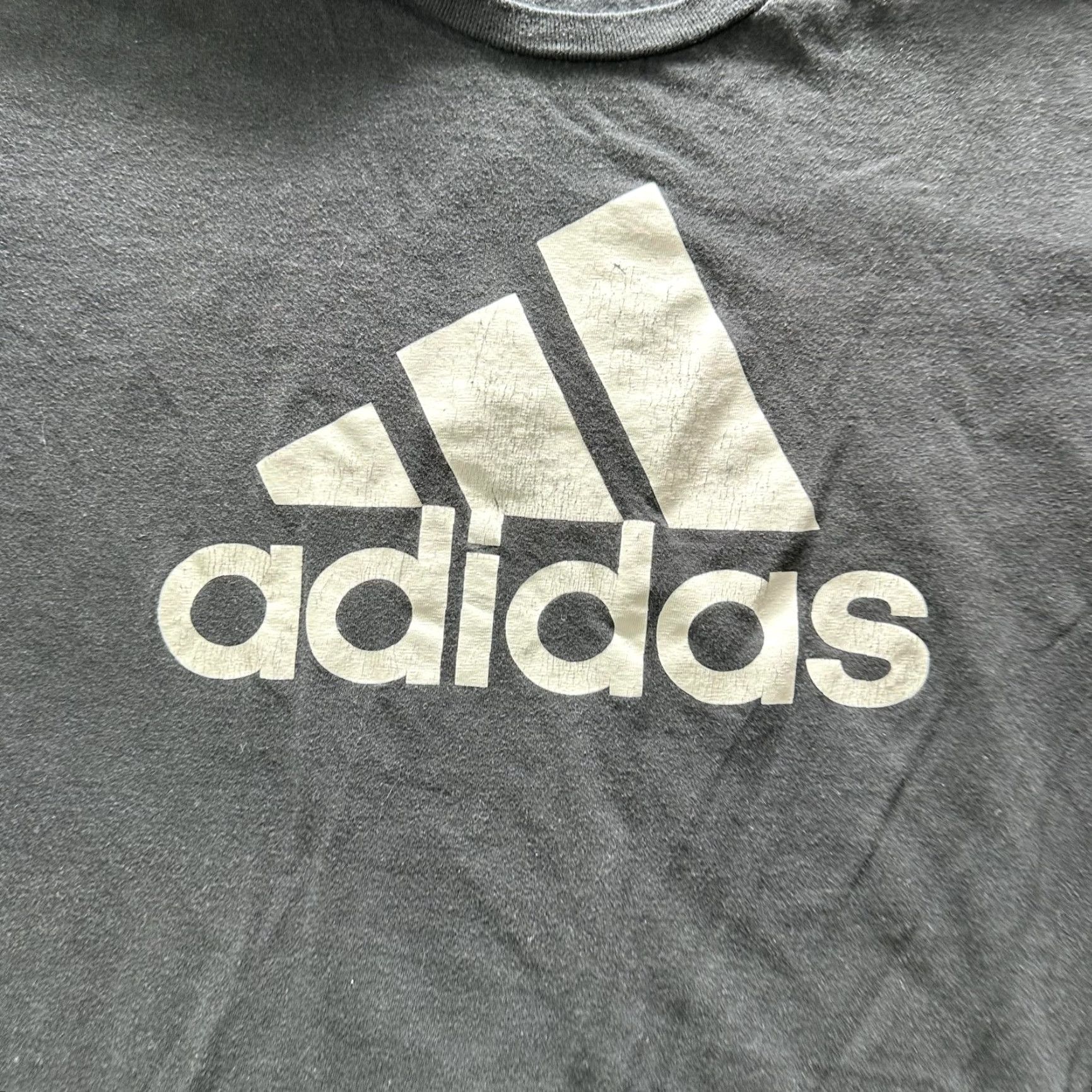 Adidas Adidas Shirt Mens 2XL Black Amplifier Logo Graphic Tee Tagless Athletic Size US XXL / EU 58 / 5 - 2 Thumbnail