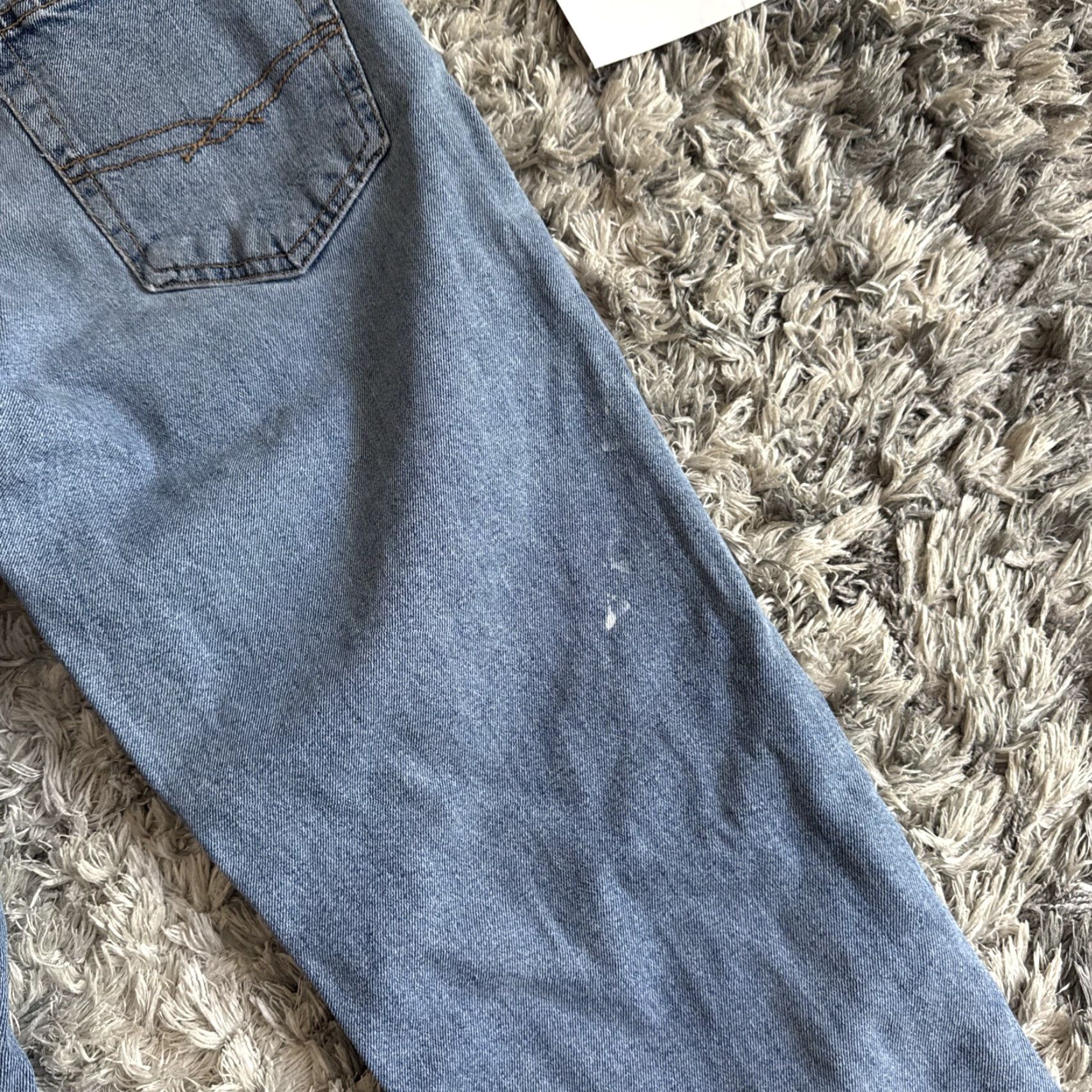 Levi's VINTAGE Levi's 00's Signature Straight Jeans DAMAGED Men 34x30 Blue Denim Straight Jeans Mens 34 30 Size US 34 / EU 50 - 6 Thumbnail