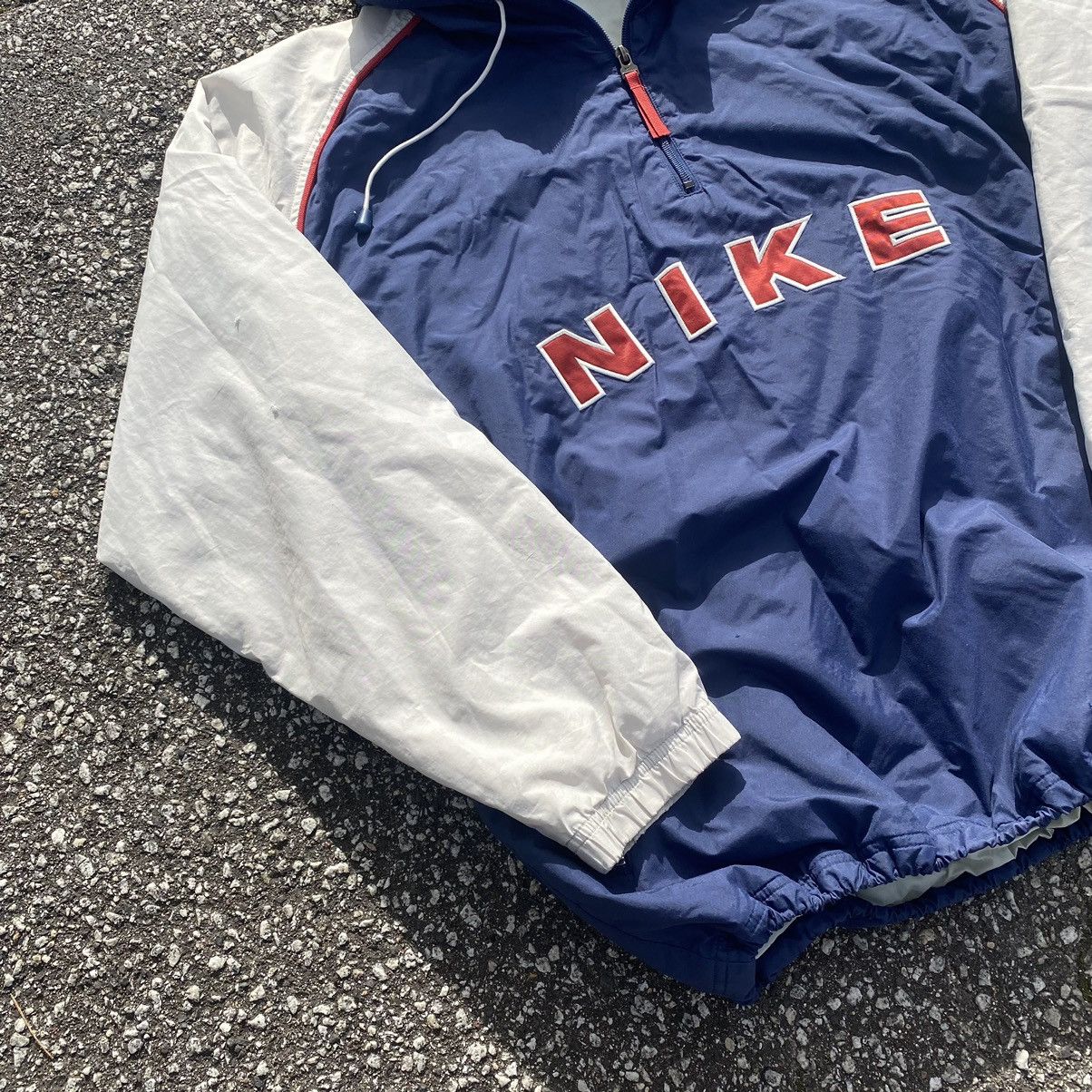 Nike NIKE 90S VINTAGE CENTER LOGO OVERSIZE NYLON JACKET Y2K RARE Size US XL / EU 56 / 4 - 3 Thumbnail