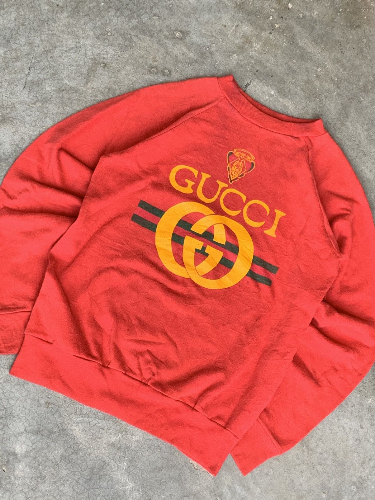 Vintage Vintage 80's Gucci Boot Crewneck Size US XS / EU 42 / 0 - 2 Thumbnail