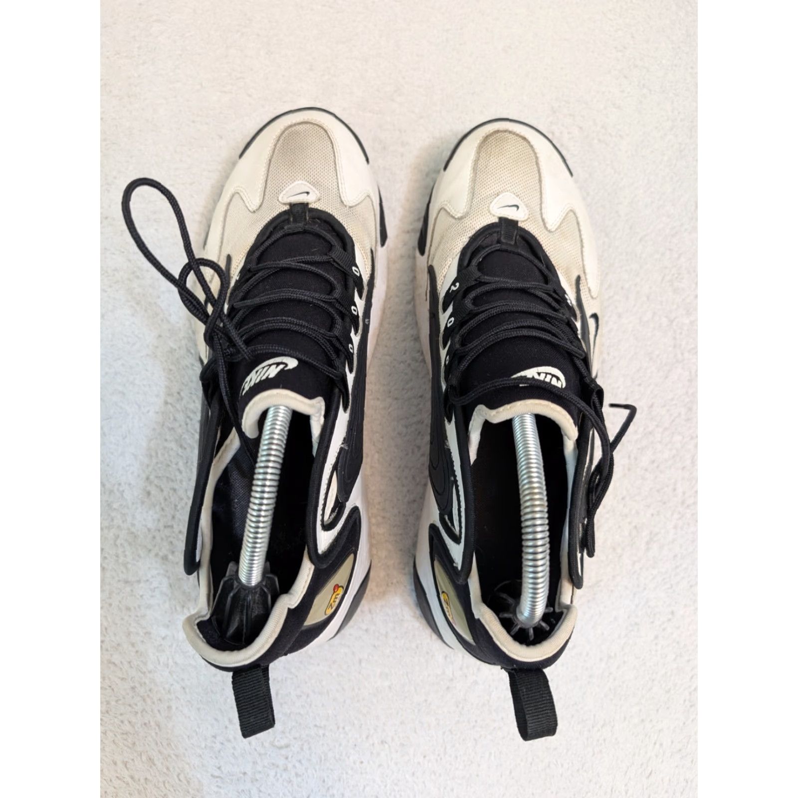 Nike NIKE Men's 11.5 Zoom 2000 Sneakers White/Black A00269-101 Shoes Mens 11.5 White Black Japan Vintage? Size US 12 / EU 45 - 7 Thumbnail