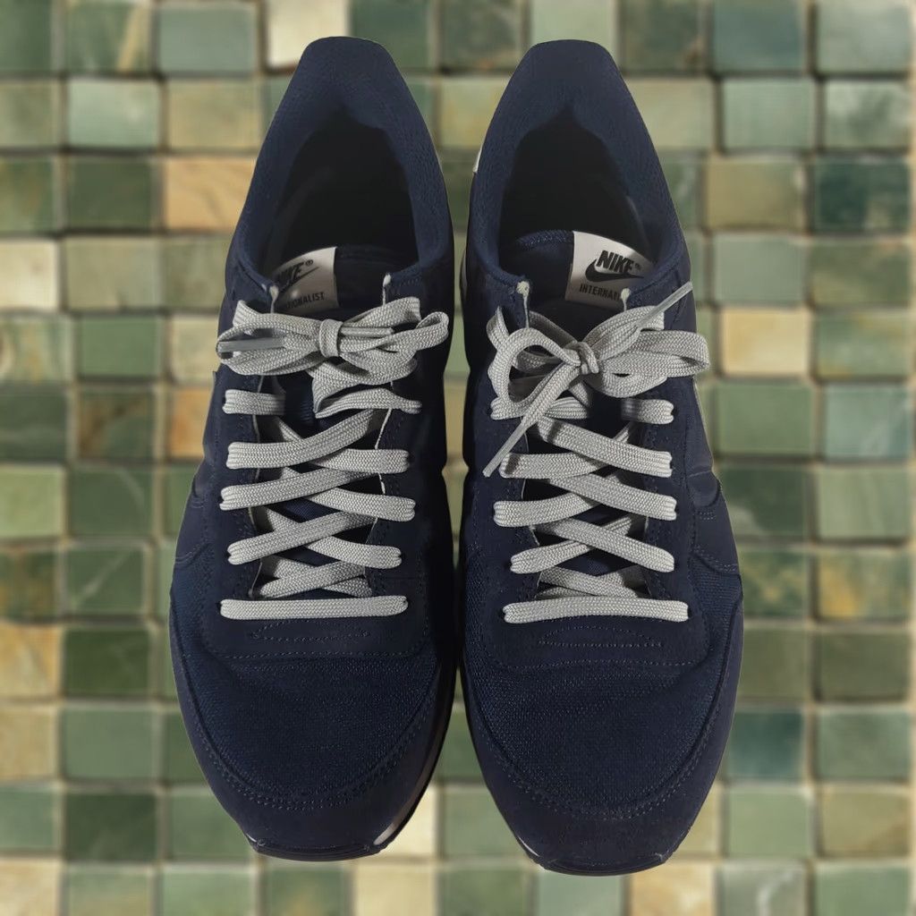 Nike Nike Internationlist Custom Sneakers Blue White CW7635-991 Mens 10 Blue Nike Sneakers Mens 10 Athletic Shoes with Box Size US 10 / EU 43 - 1 Thumbnail