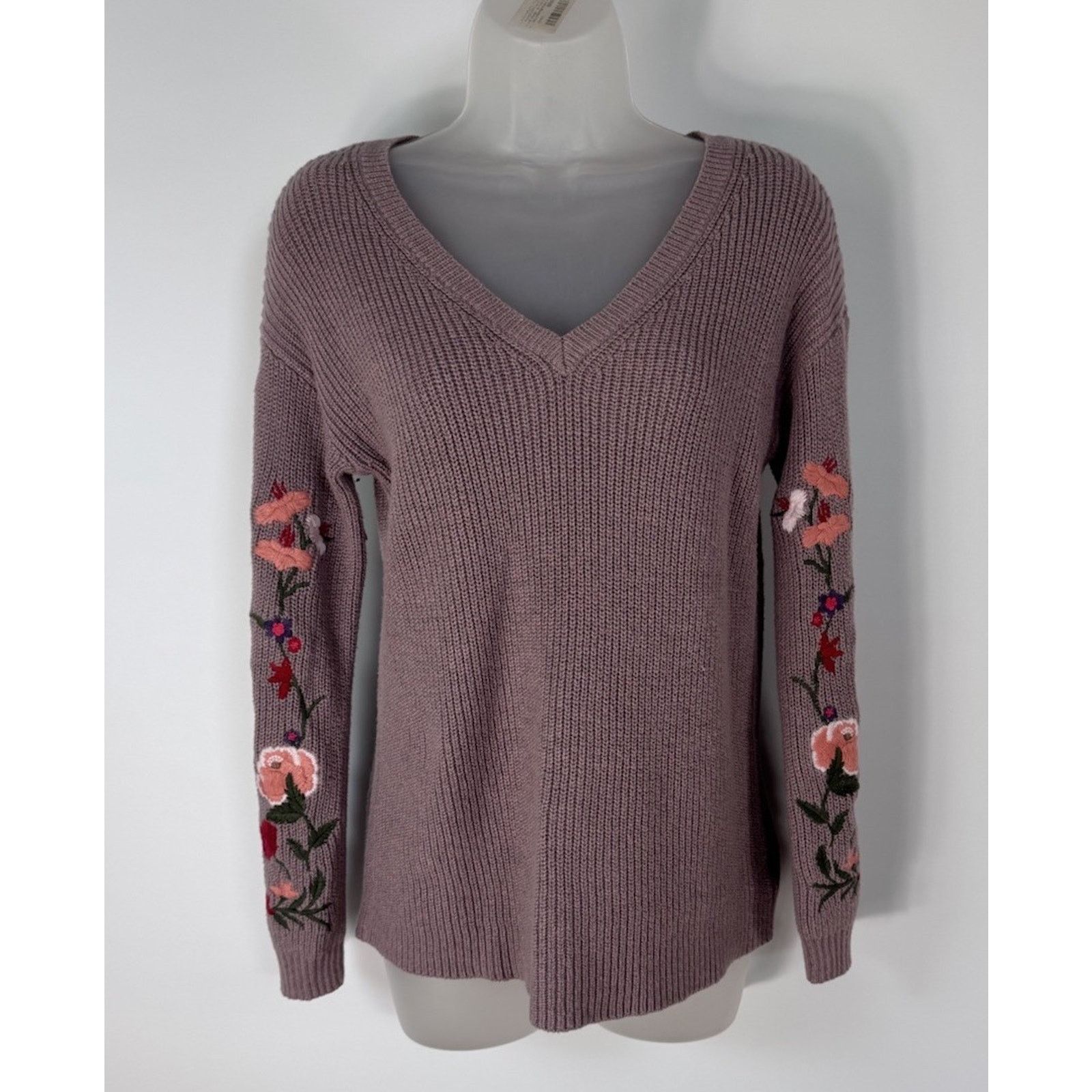 American Eagle Outfitters American Eagle Outfitters Sweater Floral Bishop Sleeves XS Size XS / US 0-2 / IT 36-38 - 1 Thumbnail