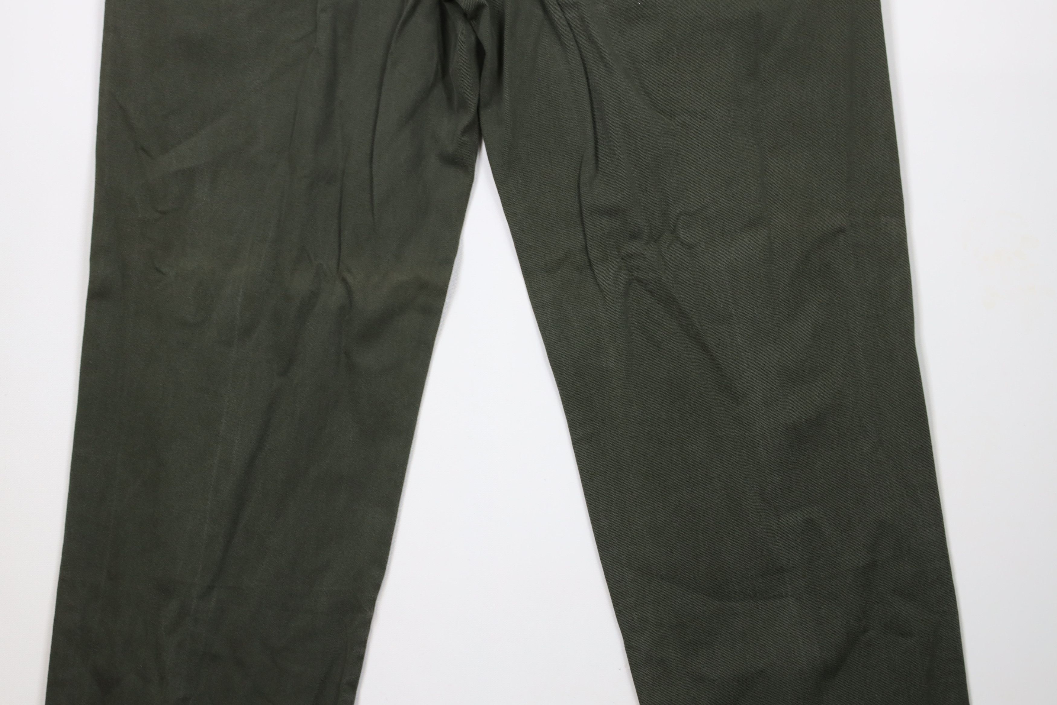 Ralph Lauren × Vintage Vintage 90s Ralph Lauren Wide Leg Chino Pants Green Cotton Size US 38 / EU 54 - 12 Thumbnail