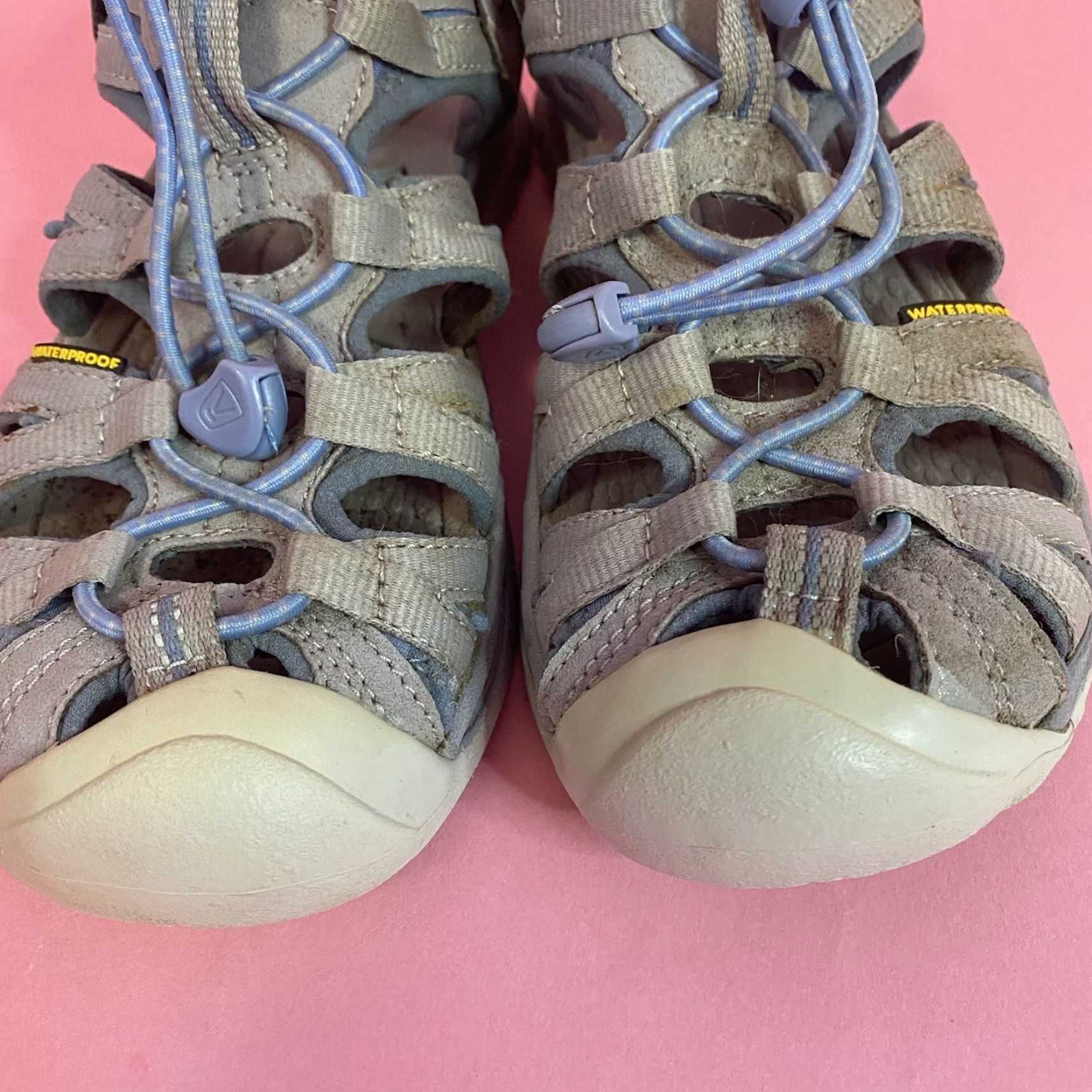 KEEN Keen Women's Whisper Waterproof Sandals Size 6.5 Blue Shadow/Alloy 1017357 Pair Size US 4 / IT 34 - 3 Thumbnail