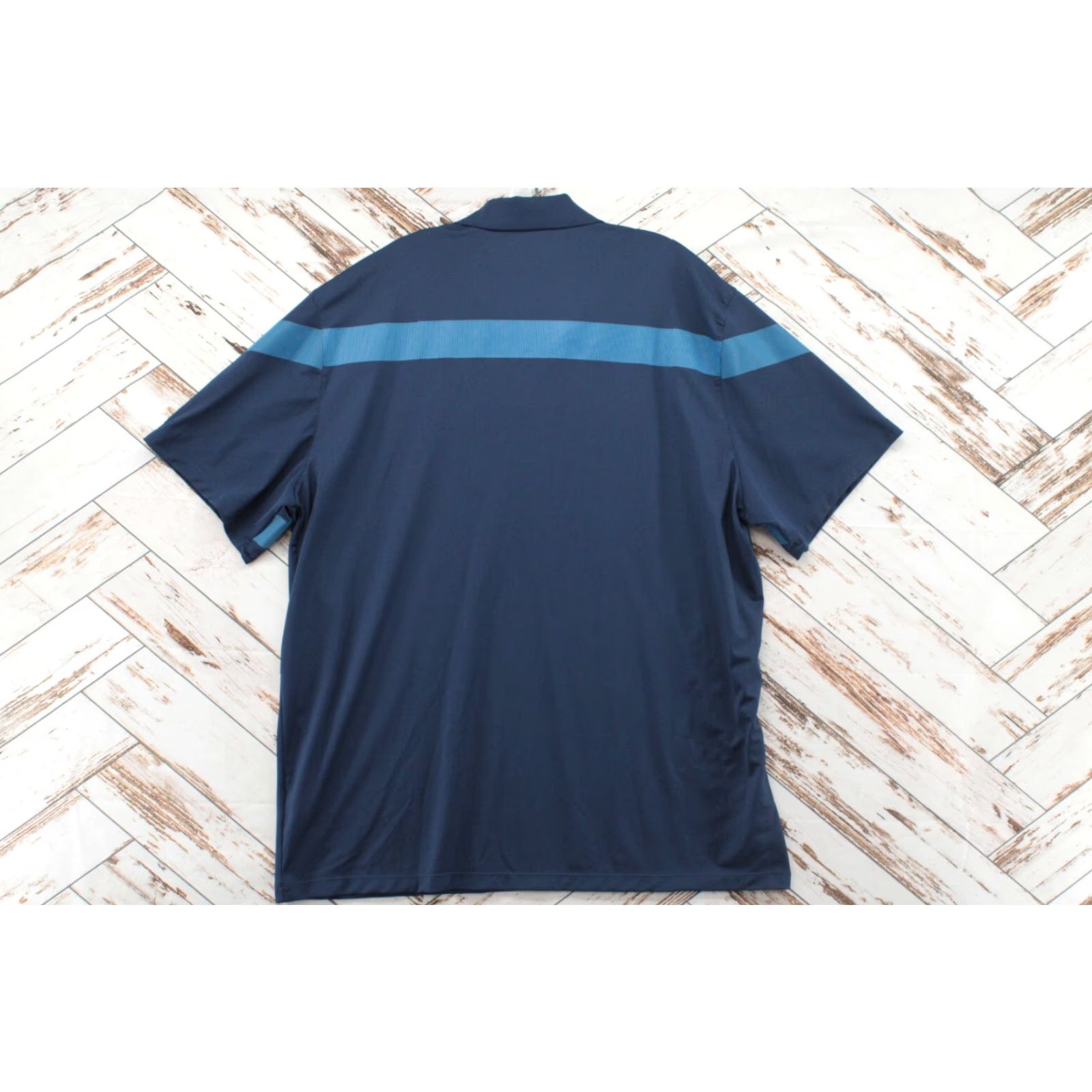 Nike Nike Golf Polo Shirt Men's XXL Navy Blue Dri-Fit Short Sleeve Preppy Commander Size US XXL / EU 58 / 5 - 2 Thumbnail