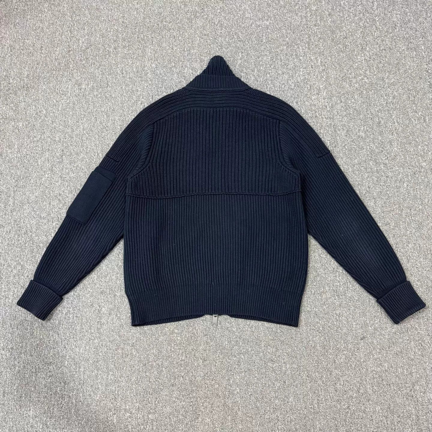 Burberry Burberry Navy Wool Zip Jacket L 95 New Size US L / EU 52-54 / 3 - 2 Thumbnail