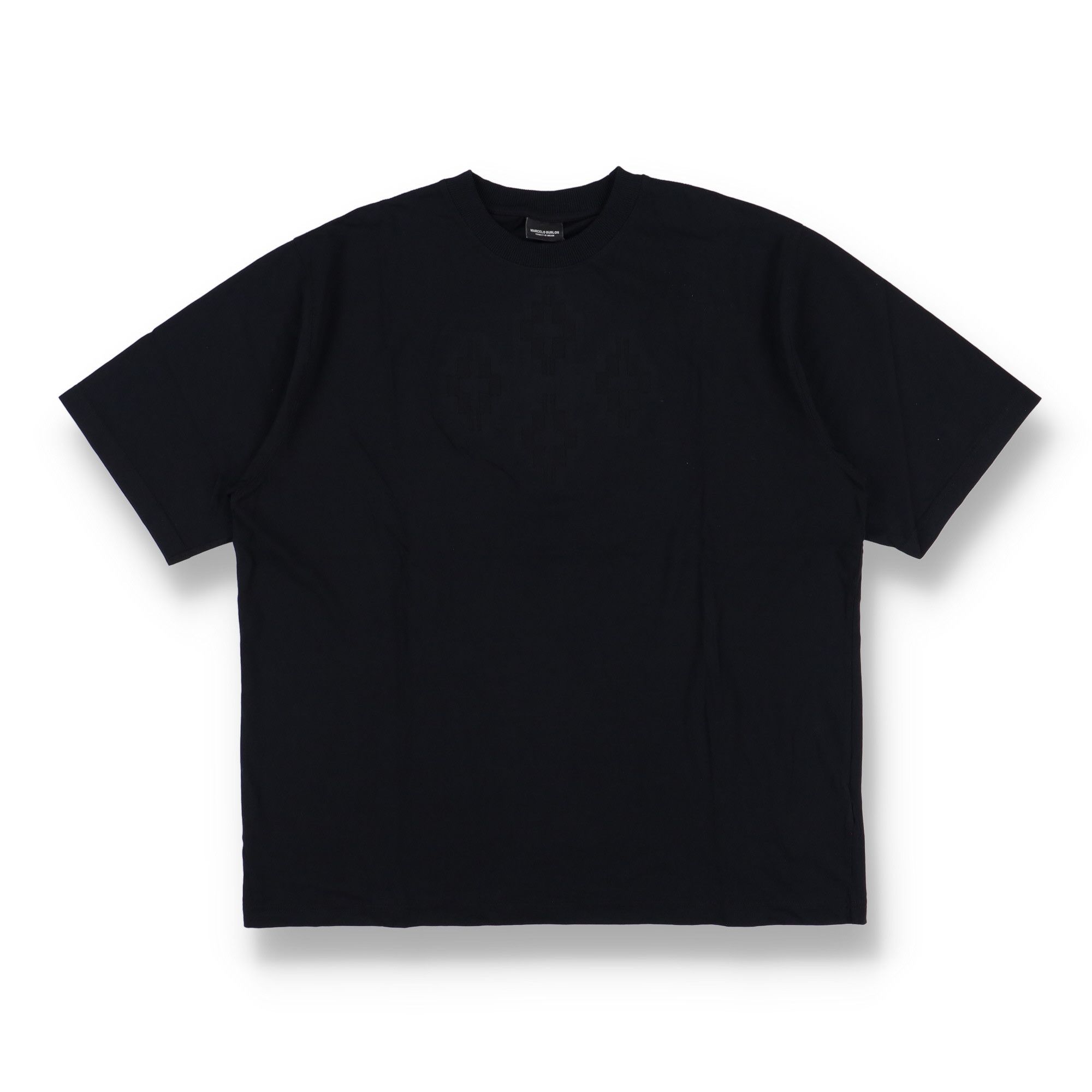 Marcelo Burlon Black Mesh Crosses Oversized T-Shirt Size US S / EU 44-46 / 1 - 1 Thumbnail