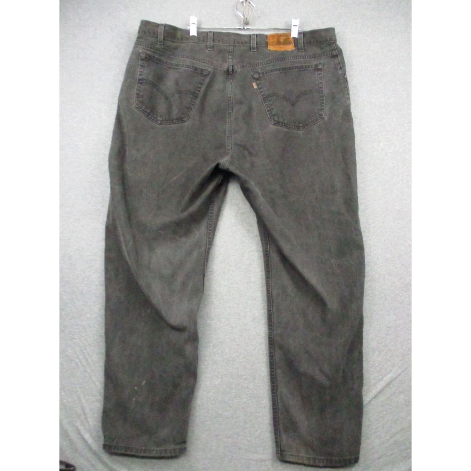Levi's Levi's 545 Jeans Mens 42x32 Vintage Brown Tab Black Light Wash 90s 5-Pocket Relaxed Holes Belt Loops Denim Pants Size US 42 / EU 58 - 6 Thumbnail