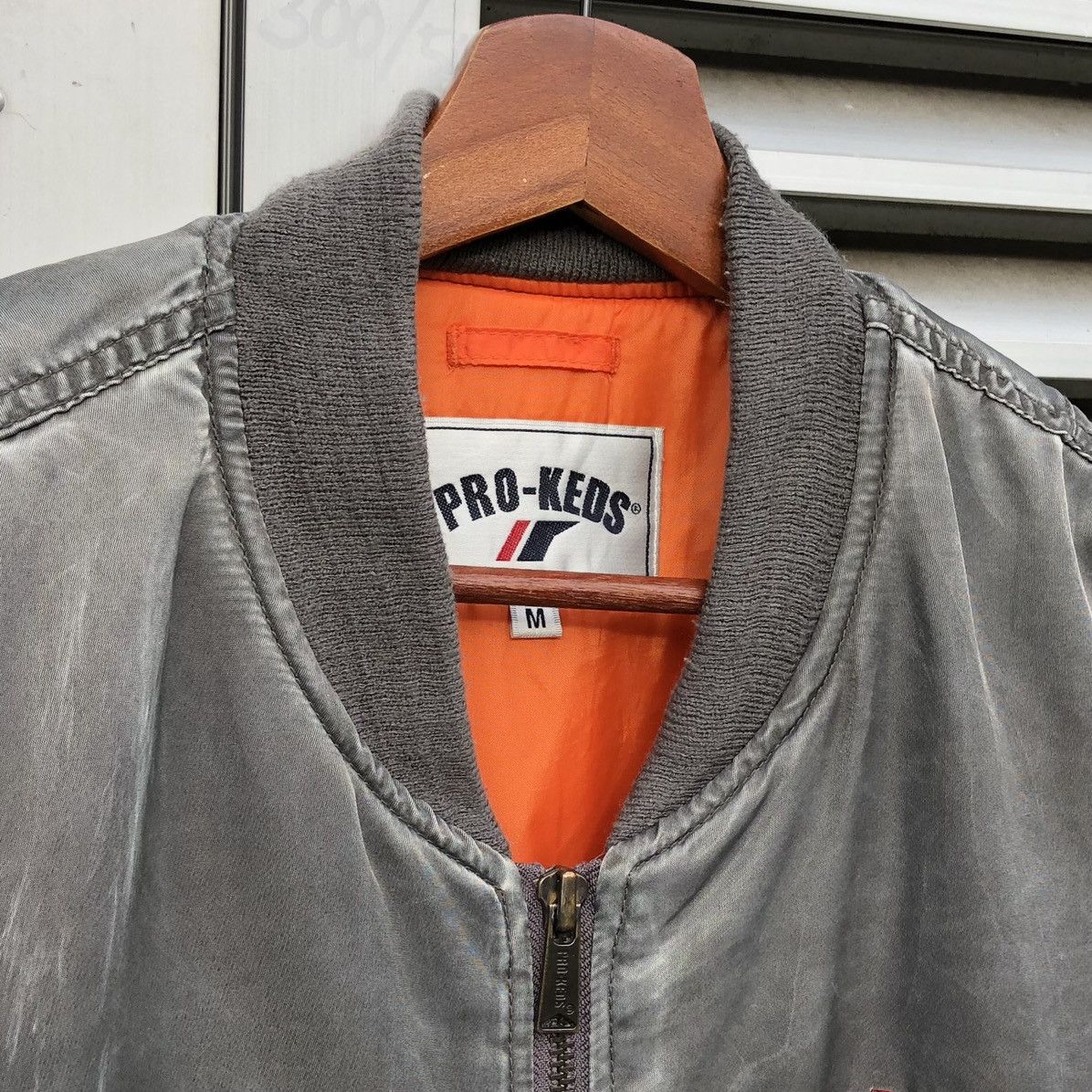 Vintage Vintage Sun Faded Ma-1 Bomber Jacket By Pro-keds Size US M / EU 48-50 / 2 - 11 Thumbnail