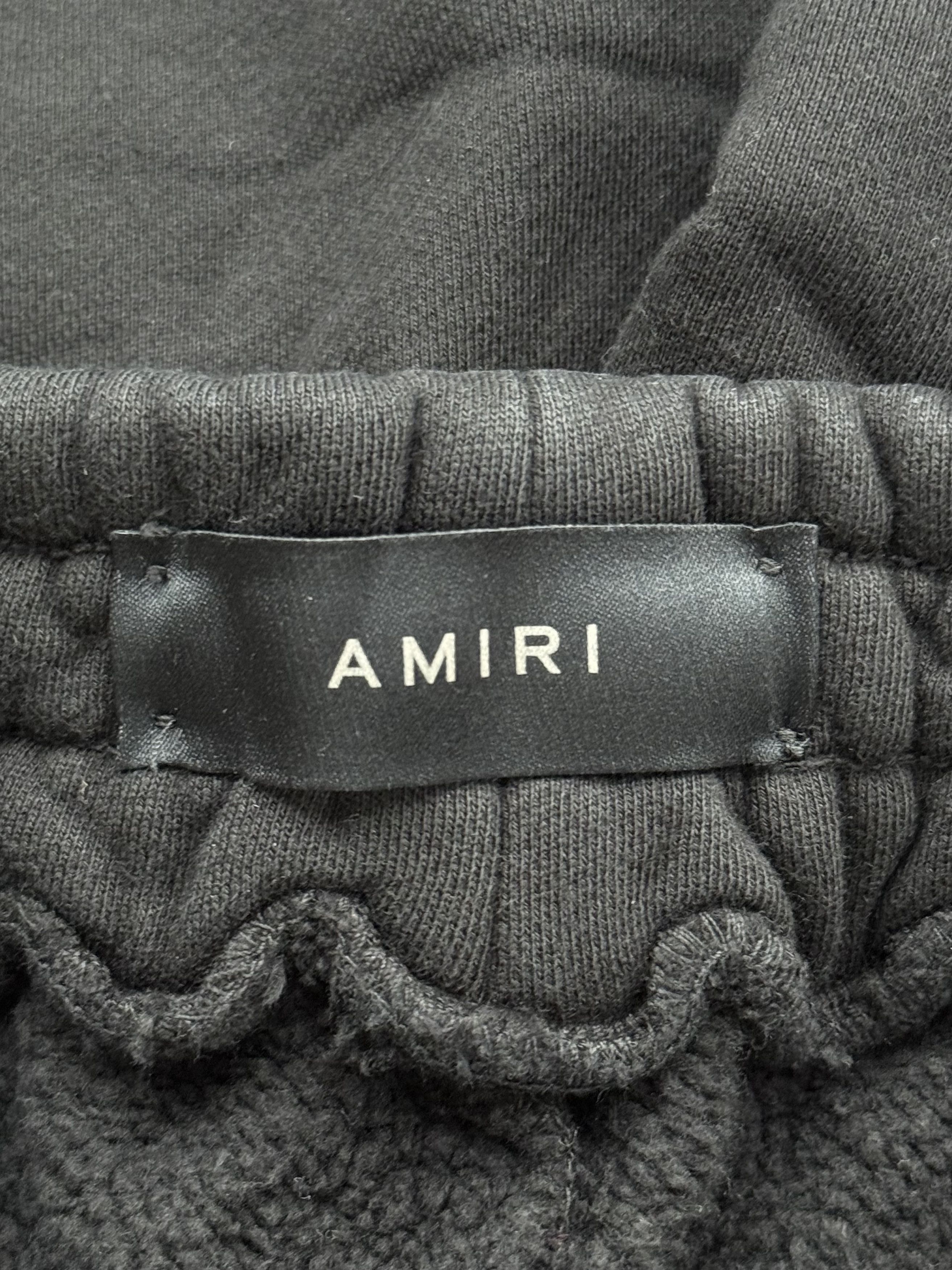 Amiri Amiri Black & White 22 Football Logo Shorts Size US 40 / EU 56 - 3 Thumbnail