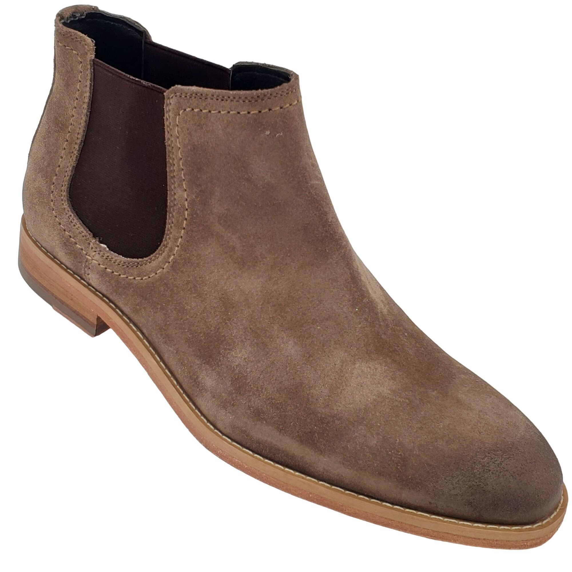 Other NEW Fabio De Luca Men 9 Tan Brown Leather Suede Chukka Boots Size US 9 / EU 42 - 14 Thumbnail