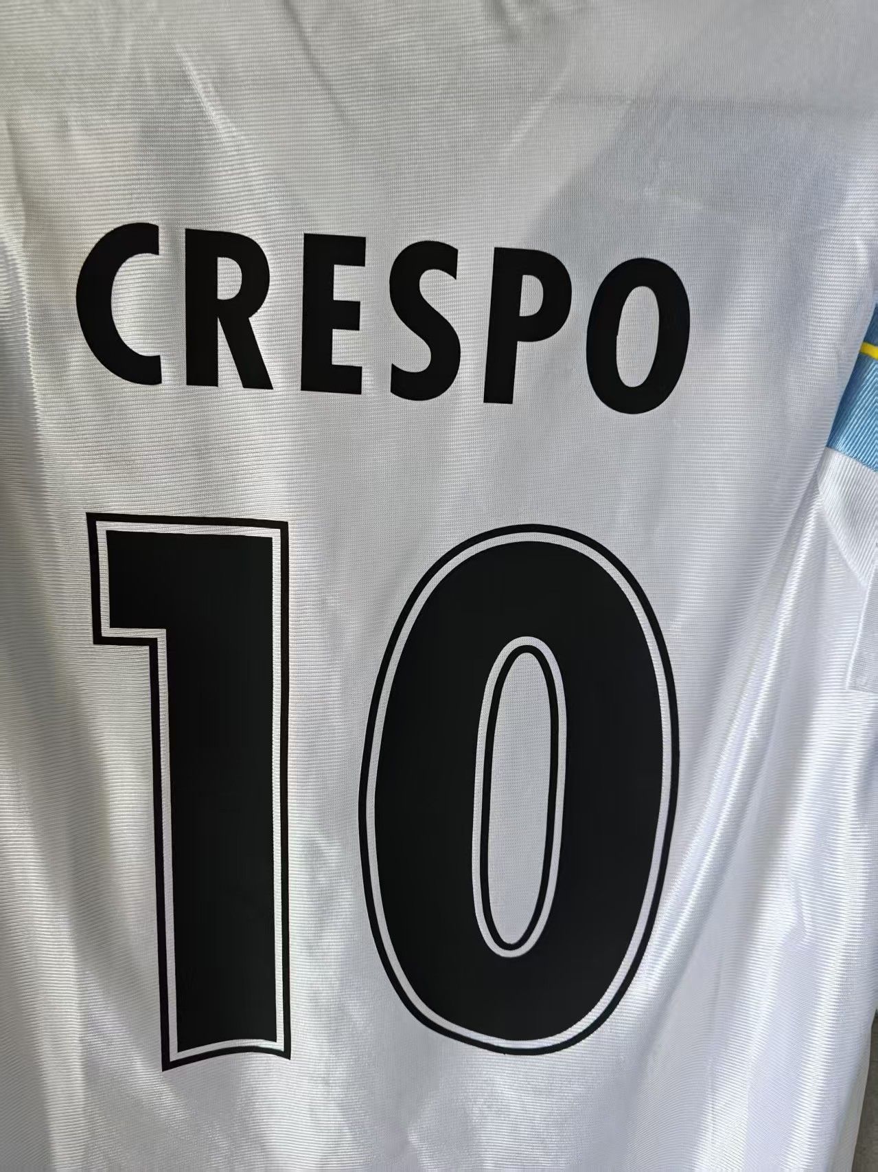 Other Vintage Lazio #10 Hernán Crespo Jersey White Size US S / EU 44-46 / 1 - 5 Thumbnail