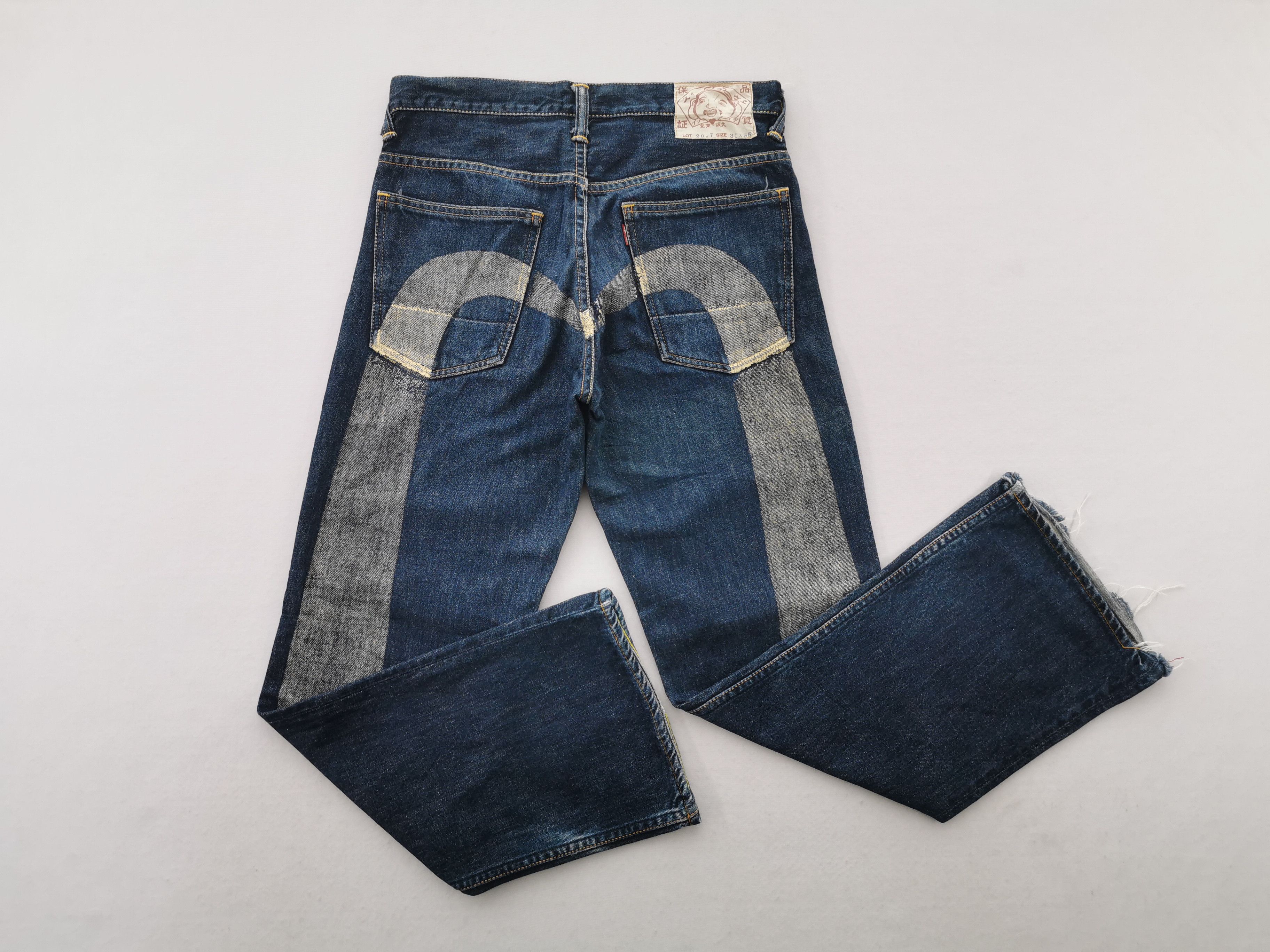 Evisu Vintage Evisu Lot 2017 Denim Big Seagull Logo Made In Japan Size US 29 - 5 Thumbnail