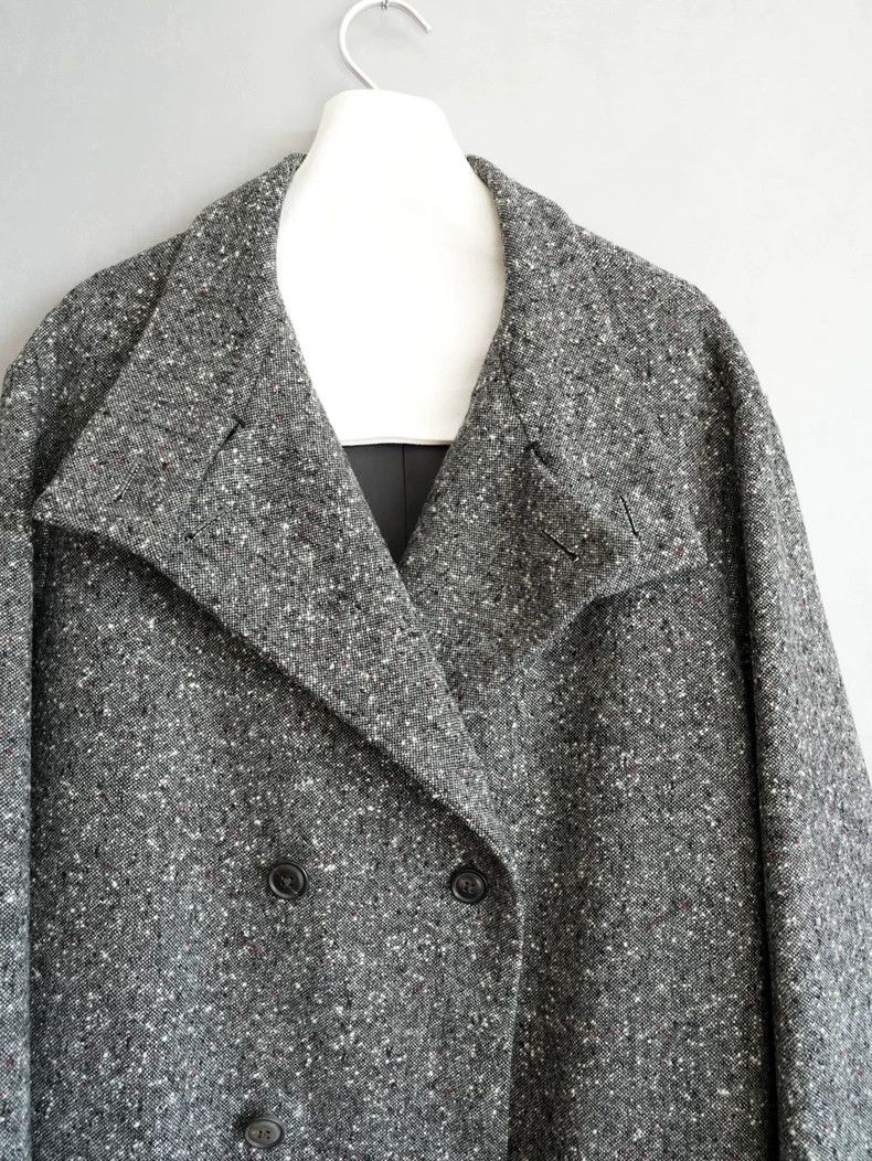 Yohji Yamamoto Yohji Yamamoto18 AW double-breasted speckled coat 2503-Next Size US M / EU 48-50 / 2 - 5 Thumbnail