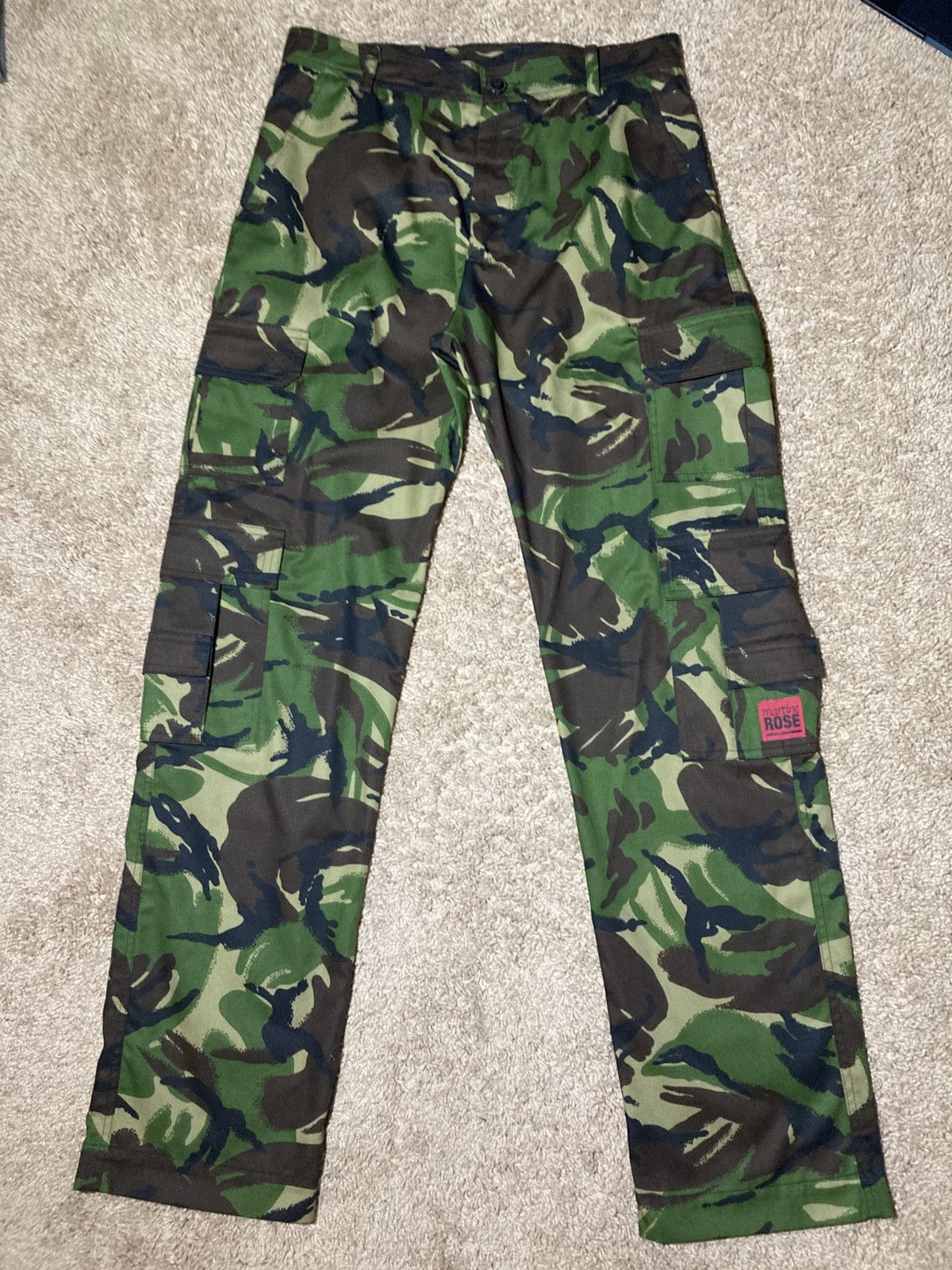 Martine Rose SS23 Martine Rose Camo Cargo Pants 4 Pocket MR Sport Logo Size US 30 / EU 46 - 2 Thumbnail