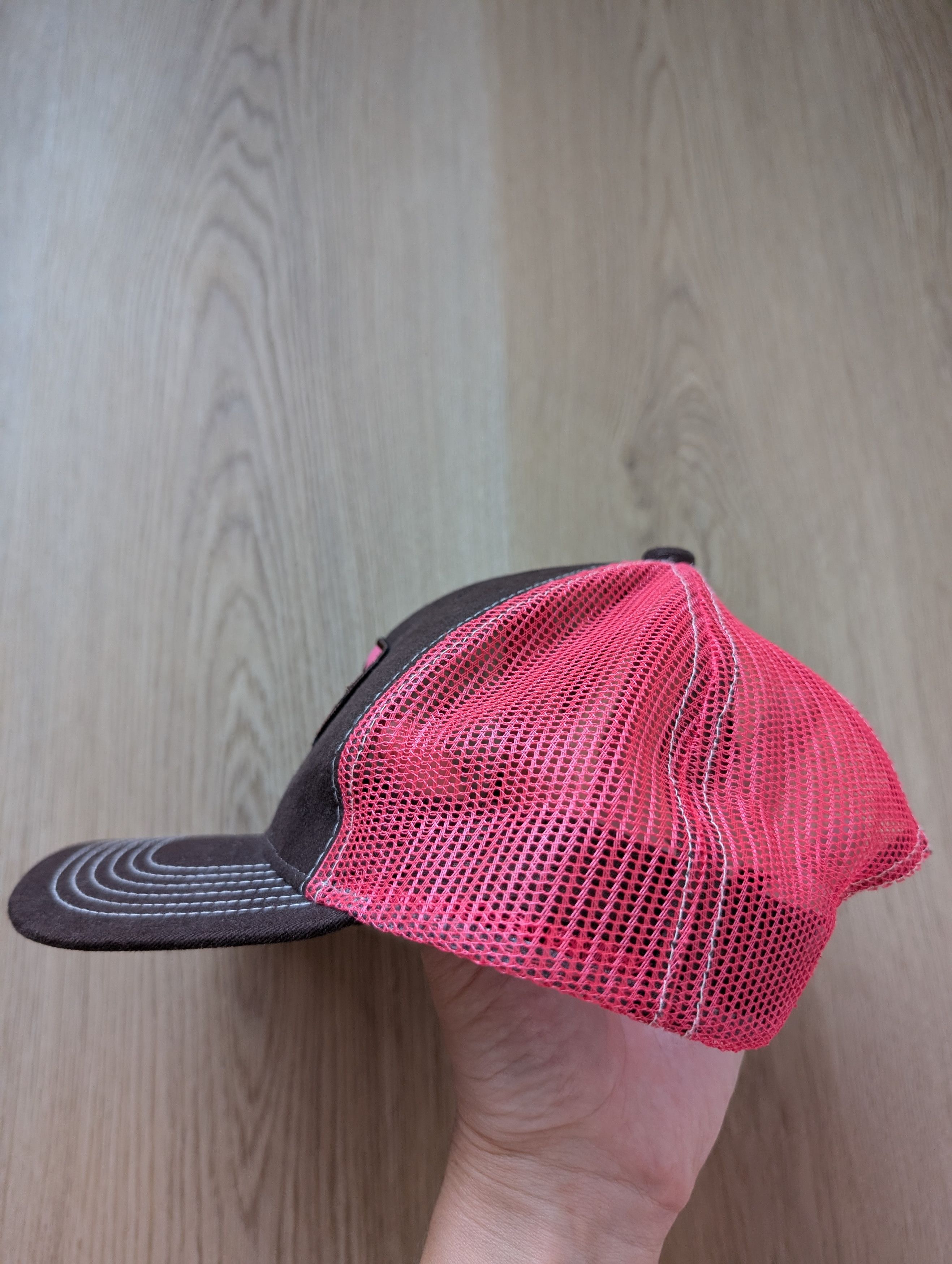 Von Dutch Von Dutch Trucker Hat Brown/Pink Mesh SnapBack Cap New Size ONE SIZE - 4 Thumbnail