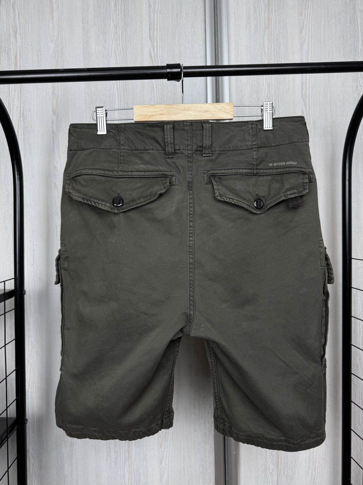 G-Star G-Star Raw Men's Roxic Cargo Shorts Tan Size US 32 / EU 48 - 2 Thumbnail