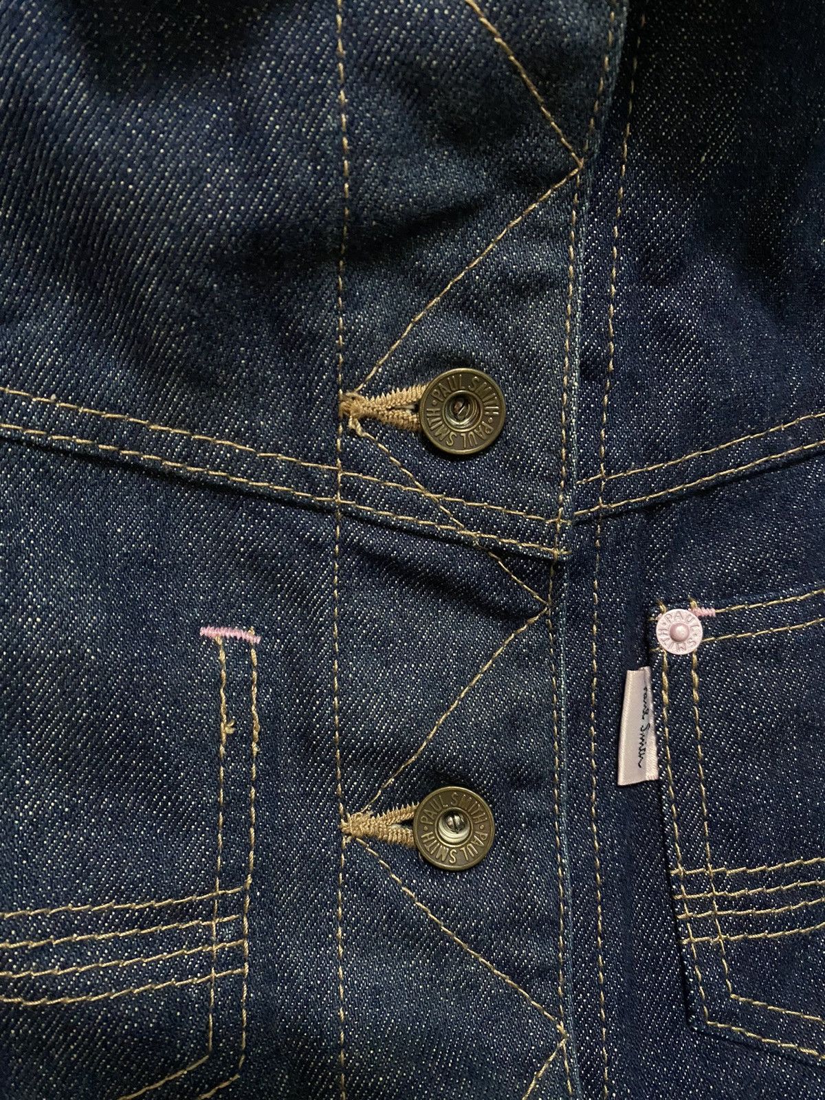 Paul Smith PAUL SMITH Denim Trucker Jacket Size S / US 4 / IT 40 - 5 Thumbnail