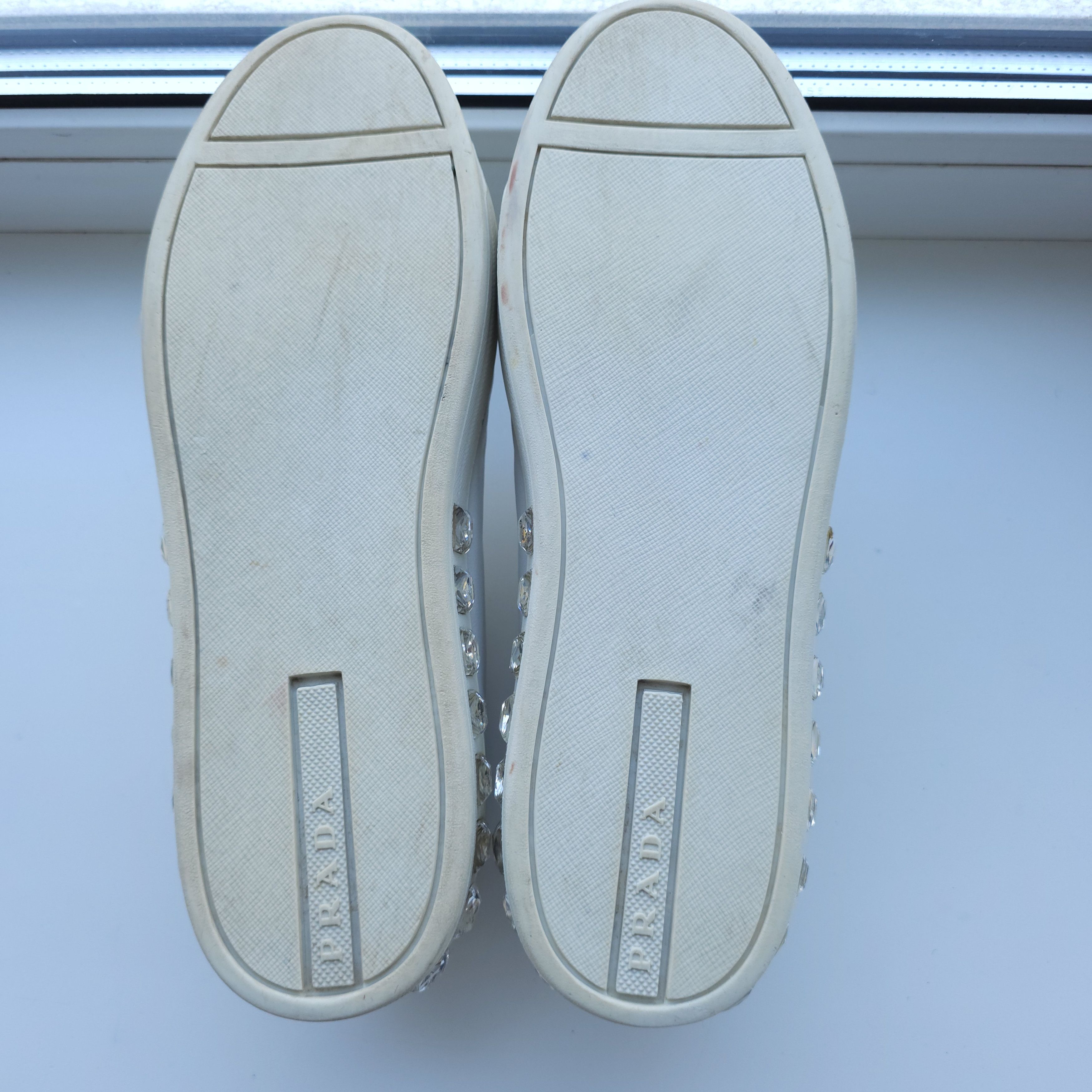 Prada Prada Leather Trainers made in Italy Womens EUR 37,5 US 7,5 Size US 7.5 / IT 37.5 - 8 Thumbnail