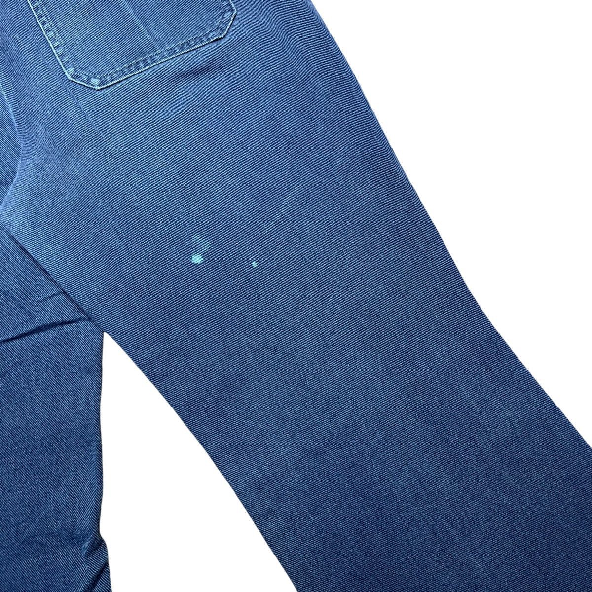 Levi's × Vintage Vtg 70s Levi’s For Gals Big E Button Fly Navy Dungaree Pants Size 30" / US 8 / IT 44 - 8 Thumbnail
