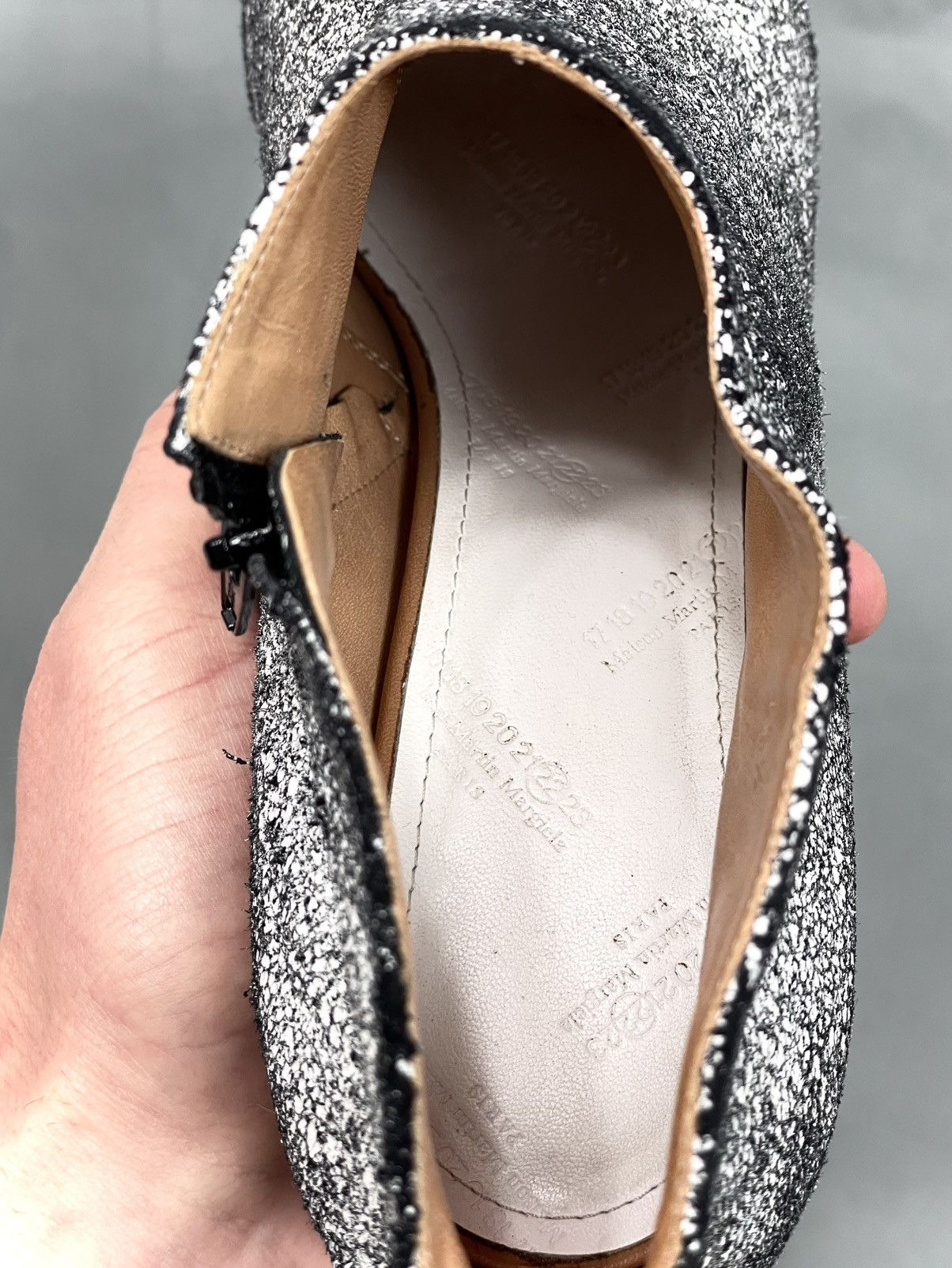 Maison Margiela Maison Martin Margiela Line 22 Cracked Peep-Toe Ankle Boots Size US 8.5 / IT 38.5 - 10 Thumbnail