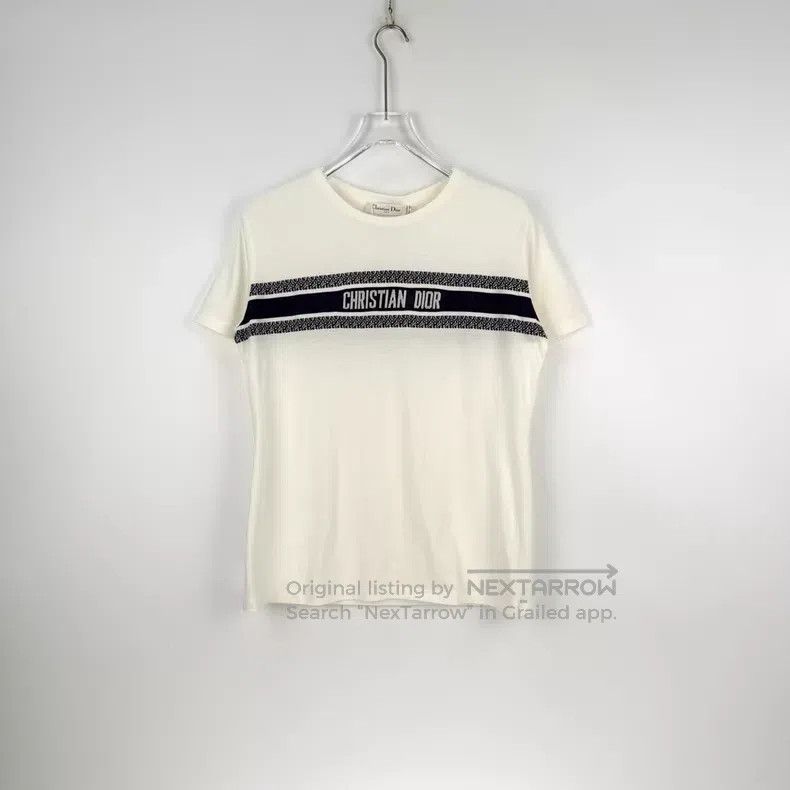 Dior Dior White classic logo short sleeves Size XL / US 12-14 / IT 48-50 - 3 Thumbnail