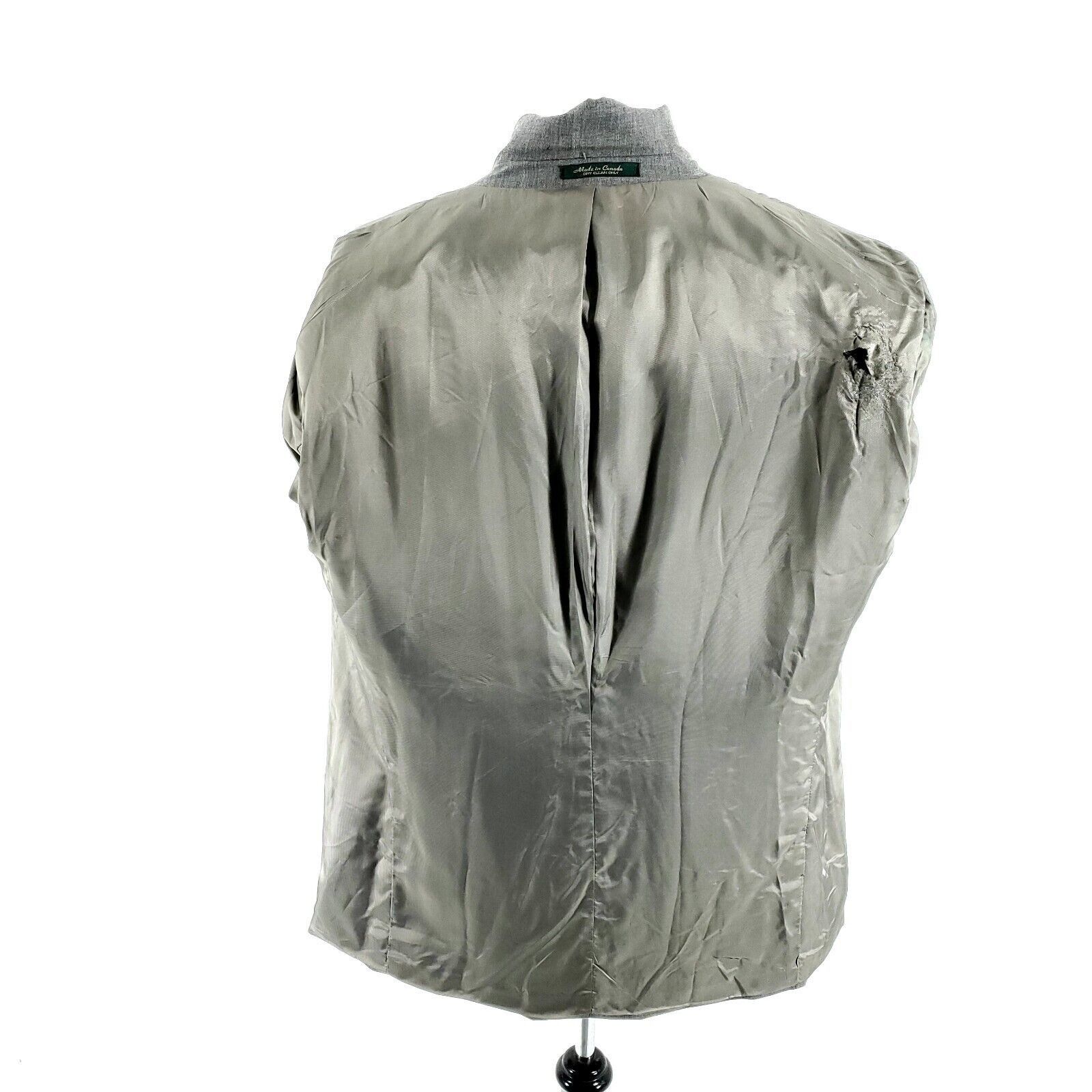 Joseph & Feiss DAMAGED Joseph & Feiss International Wool 3 Button Blazer 44 Size 44R - 12 Thumbnail