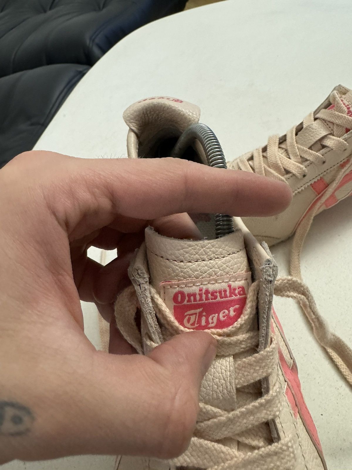 Onitsuka Tiger Asics Onitsuka Tiger OG Sneakers Leather Beige Vintage Y2k Size US 8 / IT 38 - 7 Thumbnail