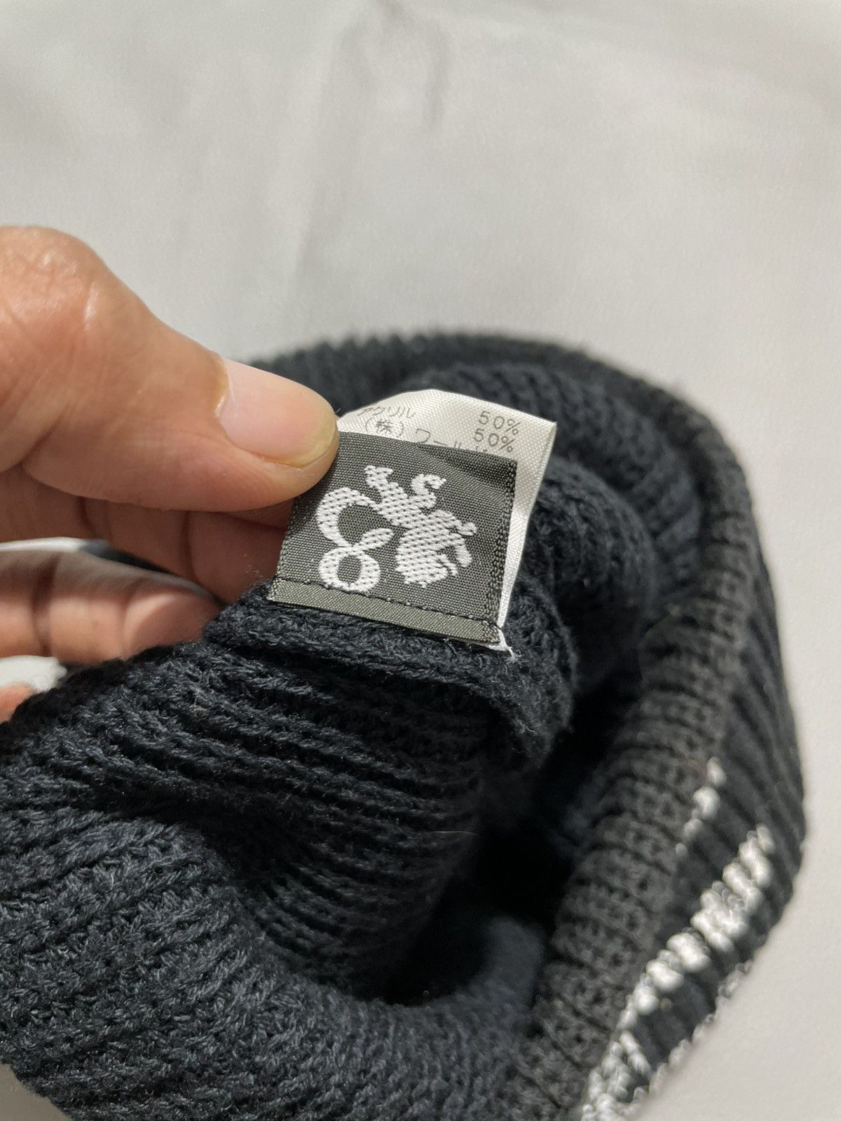 If Six Was Nine 2000s Japanese skull knitted beanie hat Size ONE SIZE - 5 Thumbnail