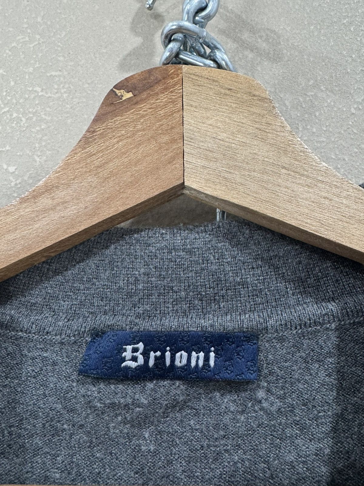 Brioni 90s BRIONI 1/4 sweater wool old money luxury Size US L / EU 52-54 / 3 - 3 Thumbnail