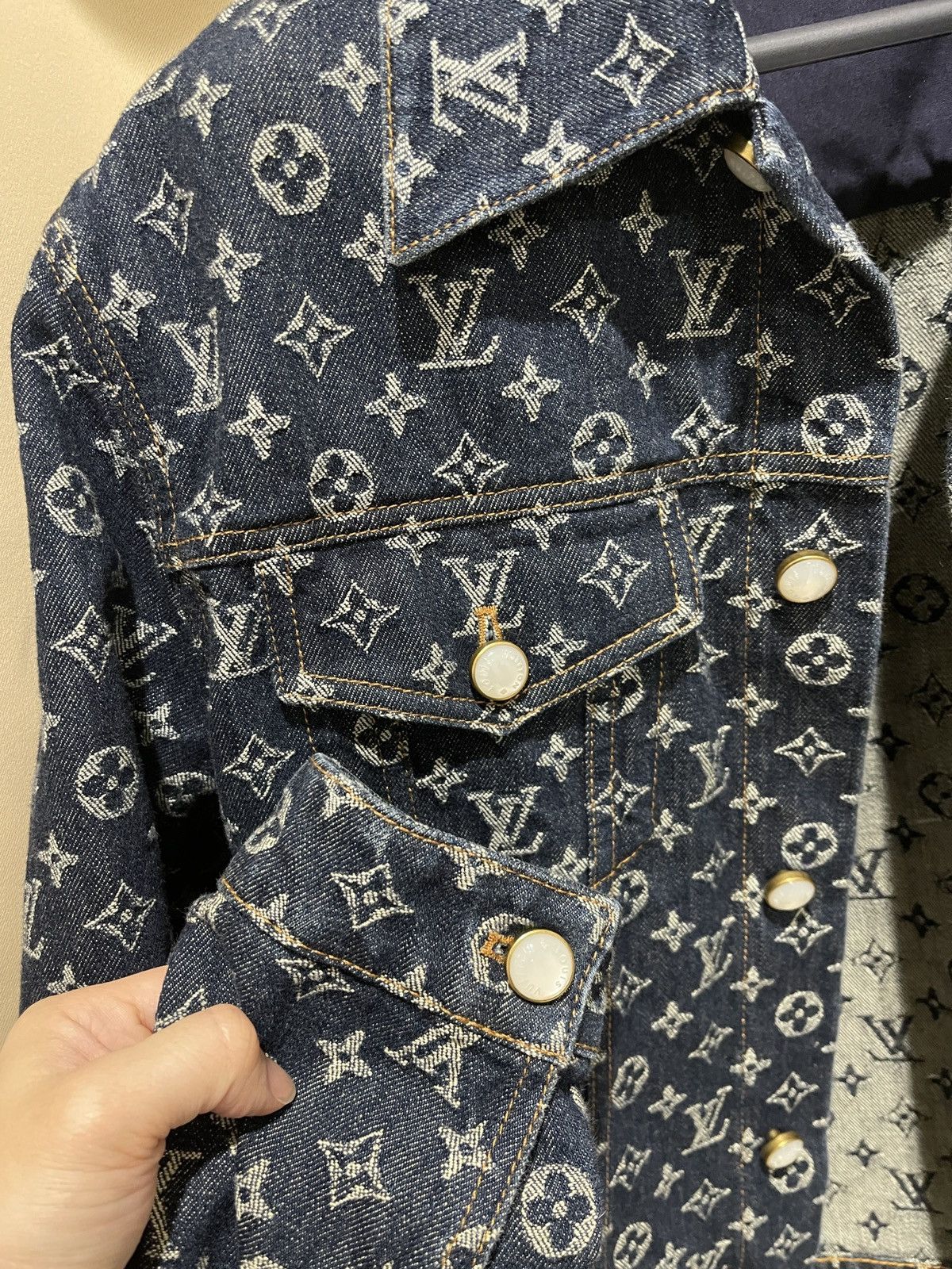 Louis Vuitton Louis Vuitton x Timberland Monogram Jacquard denim Jacket Size US M / EU 48-50 / 2 - 4 Thumbnail
