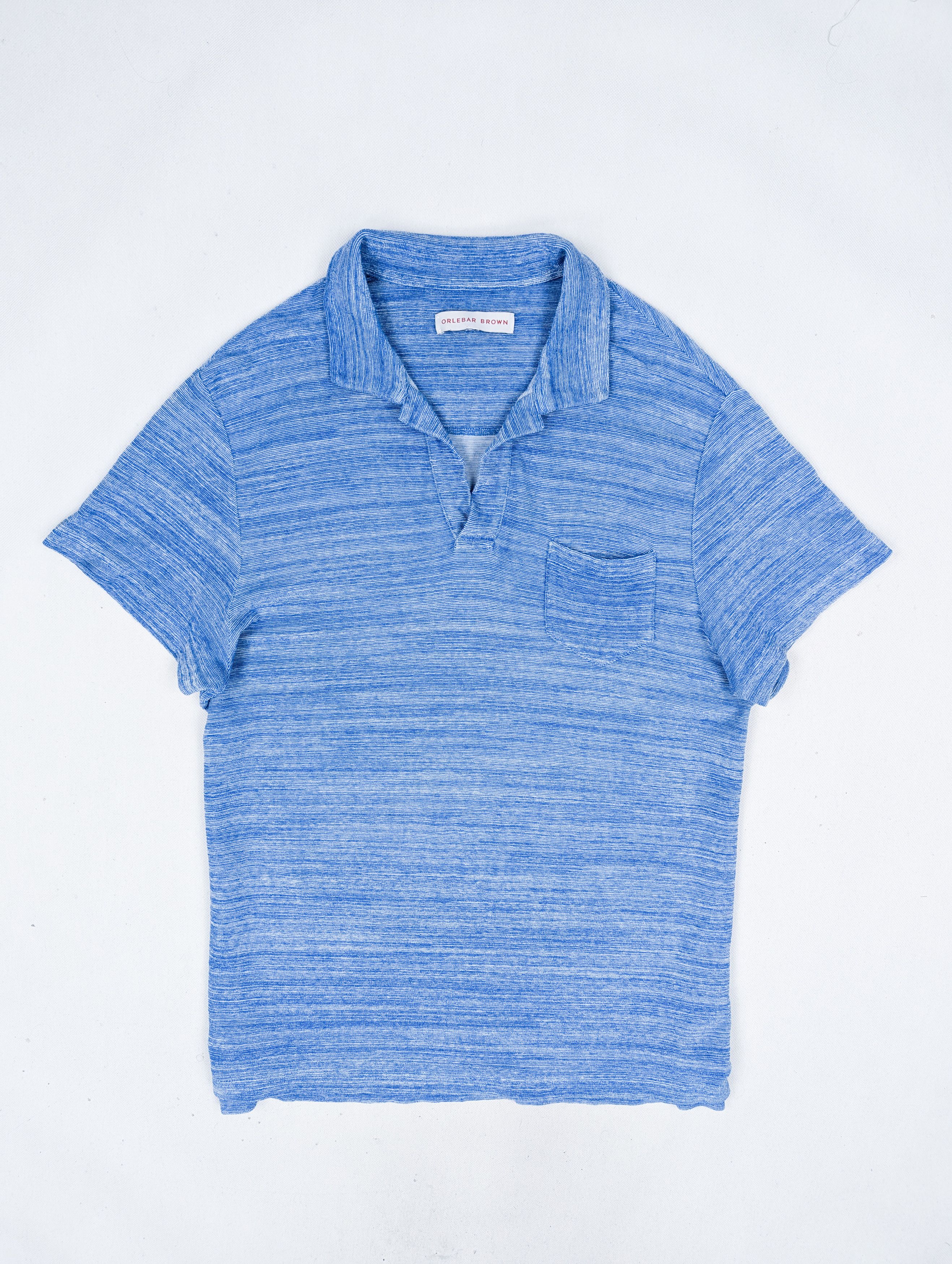 Orlebar Brown Orlebar Brown blue polo shirt XL Size US XL / EU 56 / 4 - 3 Thumbnail