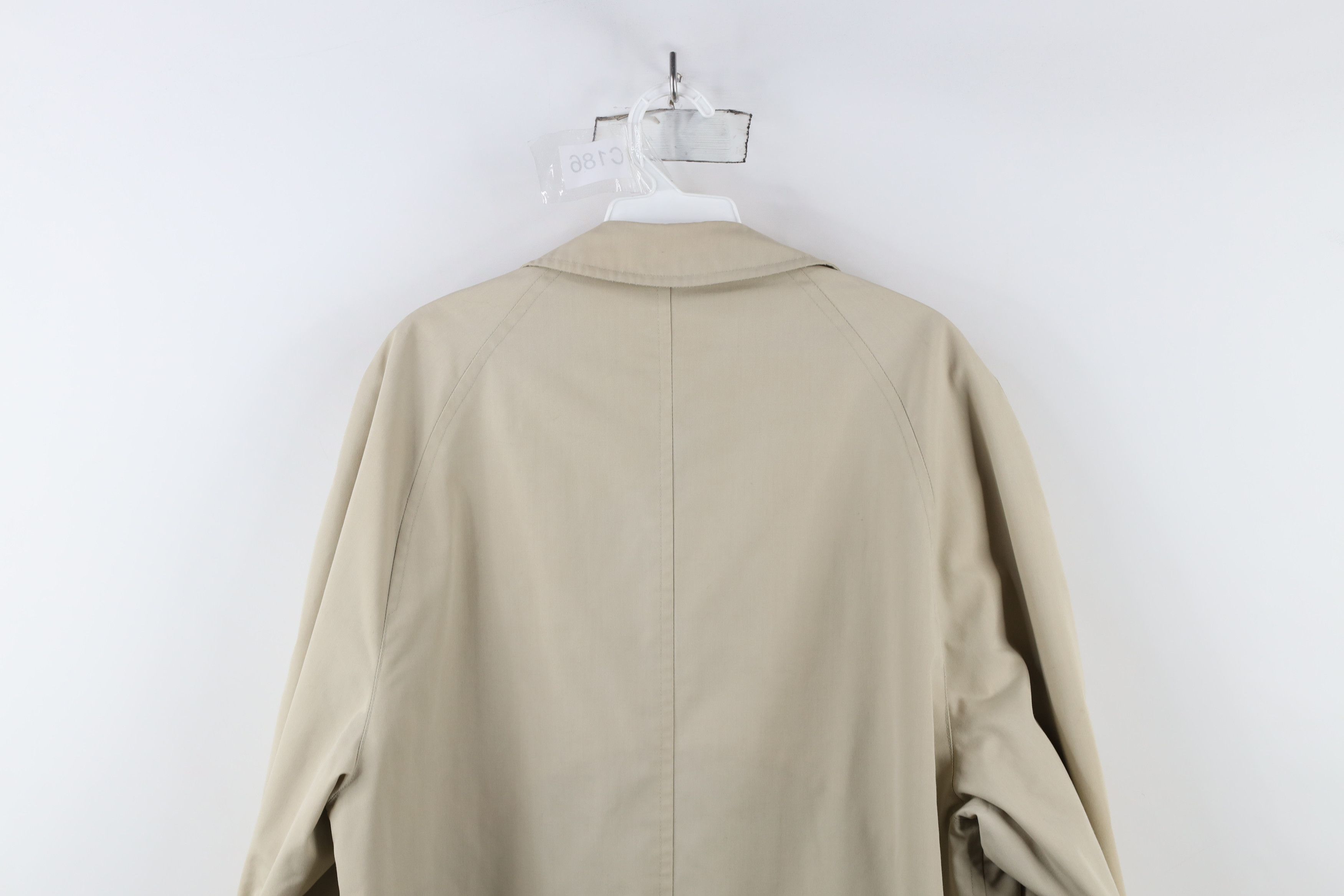 Vintage Vintage 60s 70s Streetwear Trench Coat Rain Jacket Beige USA Size US L / EU 52-54 / 3 - 16 Thumbnail