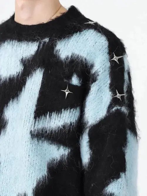 Japanese Brand × Vintage Knit streetwear sweater pullover y2k style oversized Size US L / EU 52-54 / 3 - 4 Thumbnail