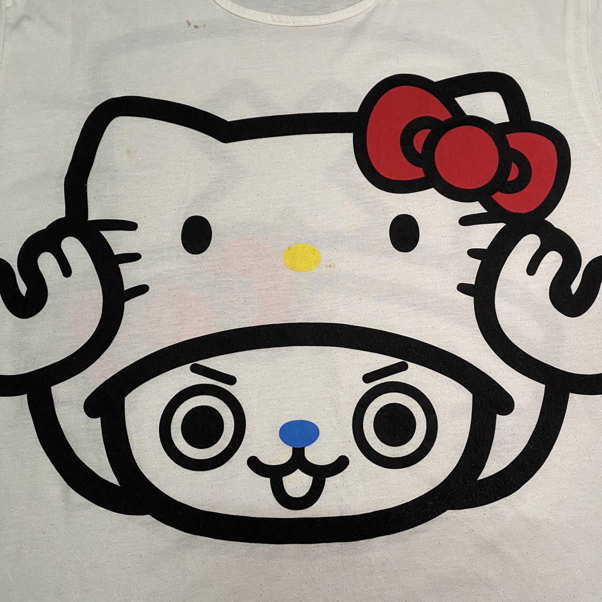 Anime × Cartoon Network × Japanese Brand HELLO KITTY X ONE PIECE CHOPPER ANIME T SHIRT Size US XL / EU 56 / 4 - 8 Thumbnail