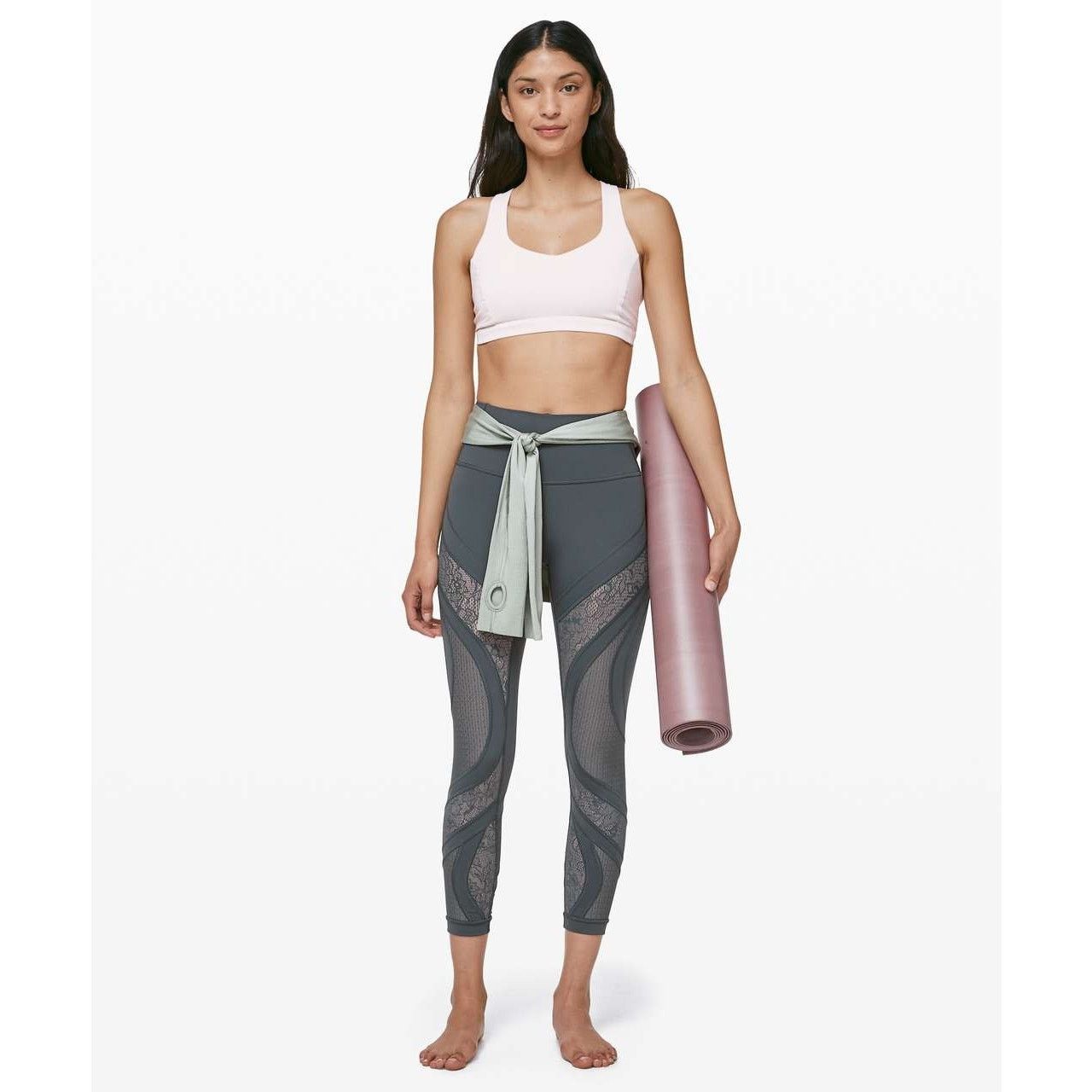 Lululemon LULULEMON Wunder Under High-Rise Tight Gray Womens 10 Size 32" / US 10 / IT 46 - 9 Thumbnail