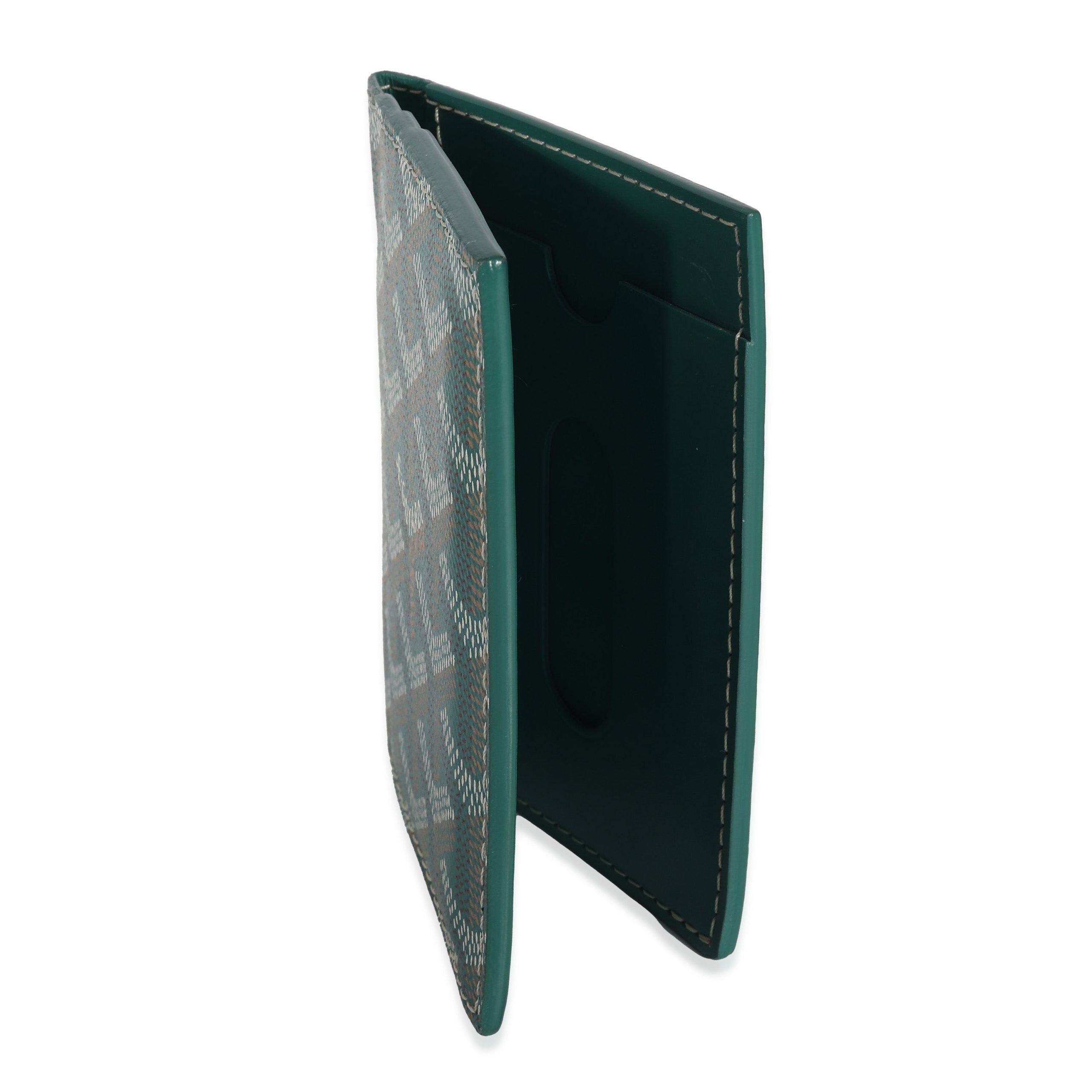 Goyard Goyard Green Goyardine Canvas Saint Marc Card Wallet Size ONE SIZE - 1 Thumbnail