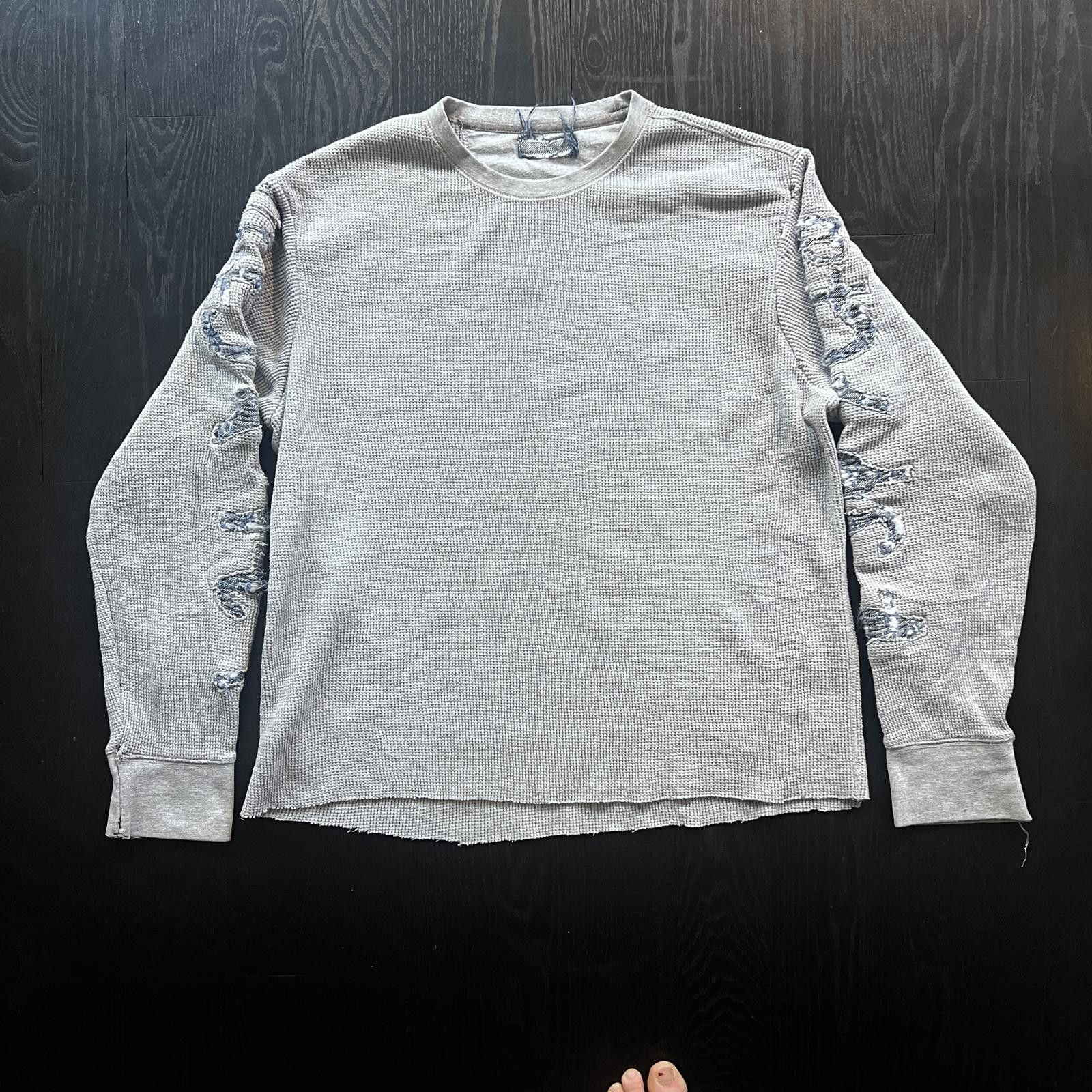 NKRTW Waffle Thermal Long Sleeve Shirt Grey