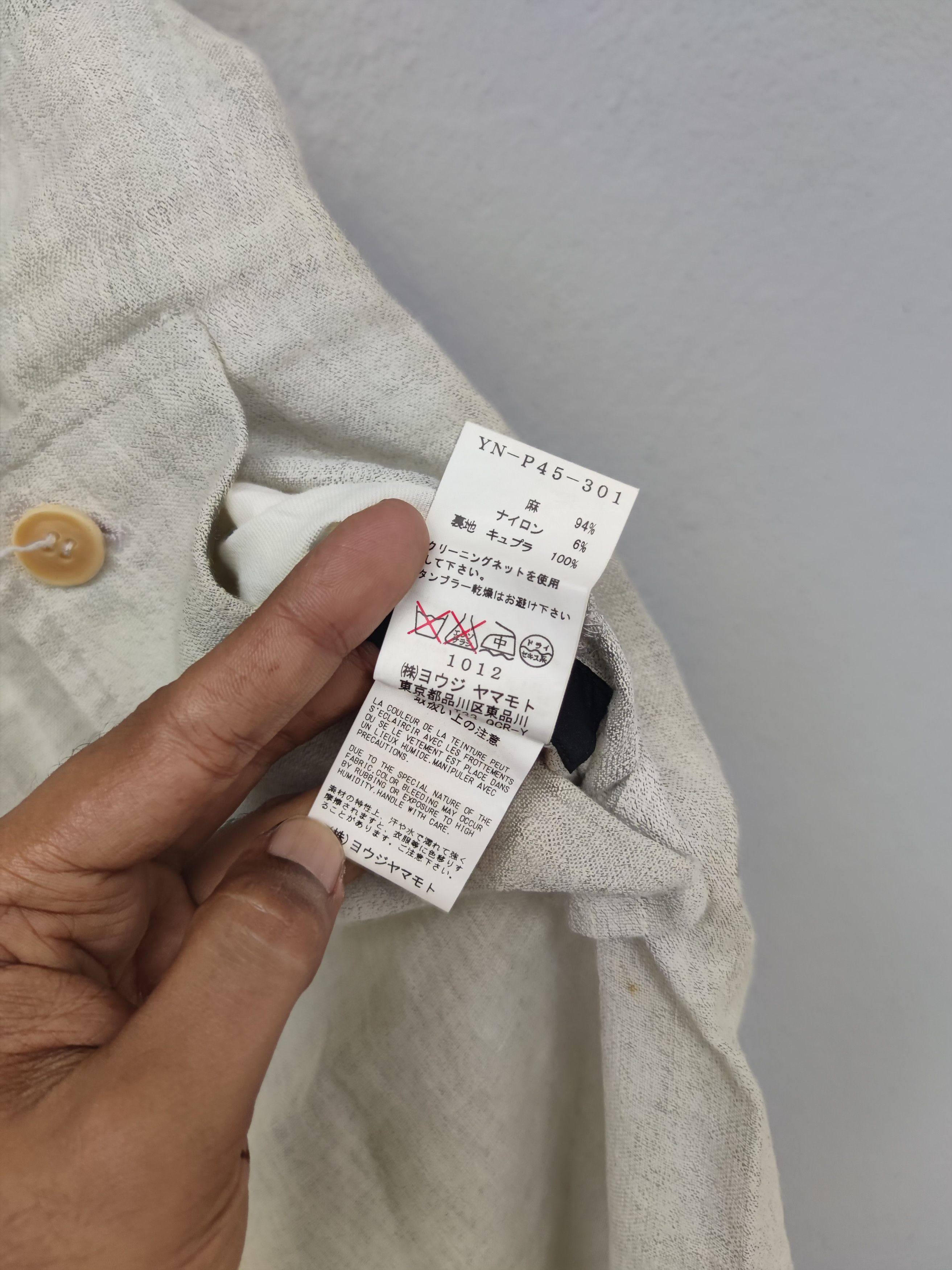 Y's Y's Linen Pant Made in Japan Fits Waist 35 and below Size US 35 - 6 Thumbnail
