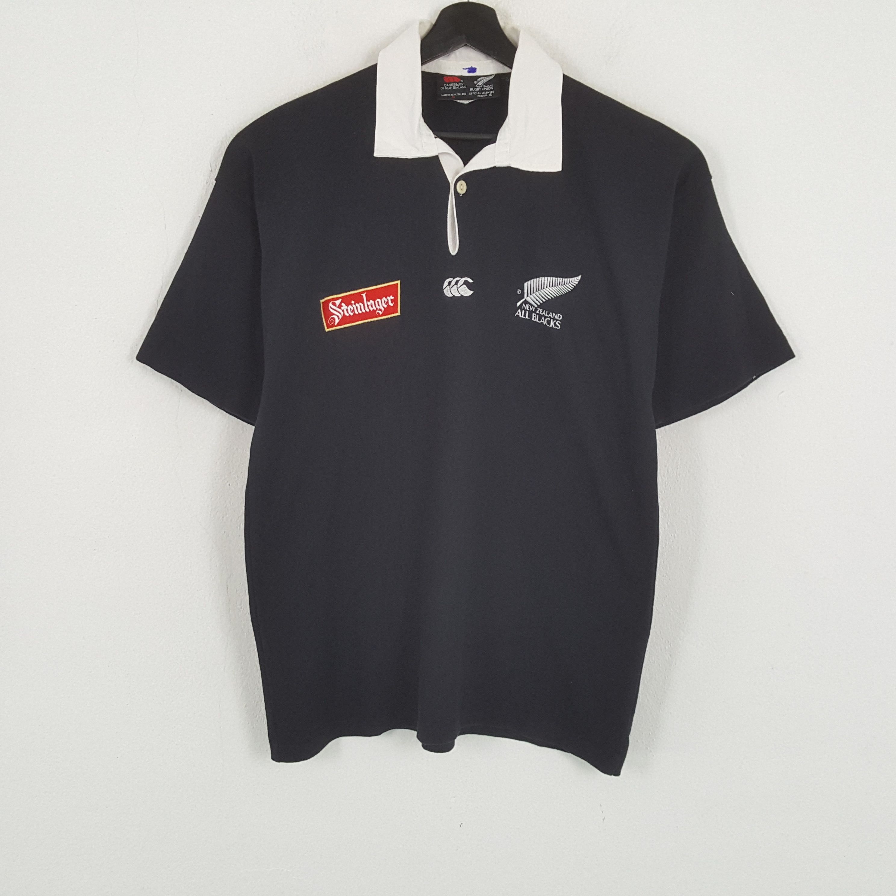 Canterbury of New Zealand × Vintage CANTERBURY OF NEW ZEALAND All Blacks Polos Rugby Style Size US M / EU 48-50 / 2 - 1 Thumbnail