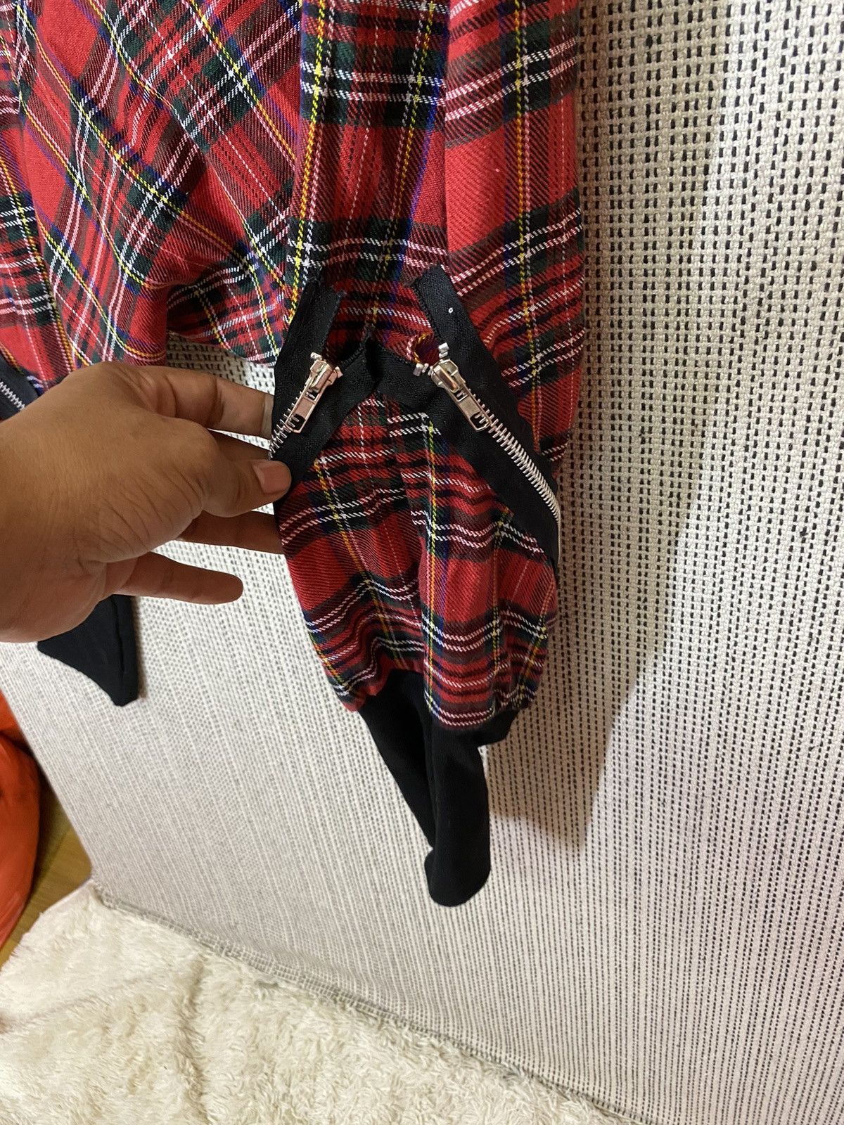 If Six Was Nine × Japanese Brand × Seditionaries ‼️ACDC RAG GOTHIC PUNK PANT MULTIZIP TARTAN‼️ Size US 28 / EU 44 - 14 Thumbnail