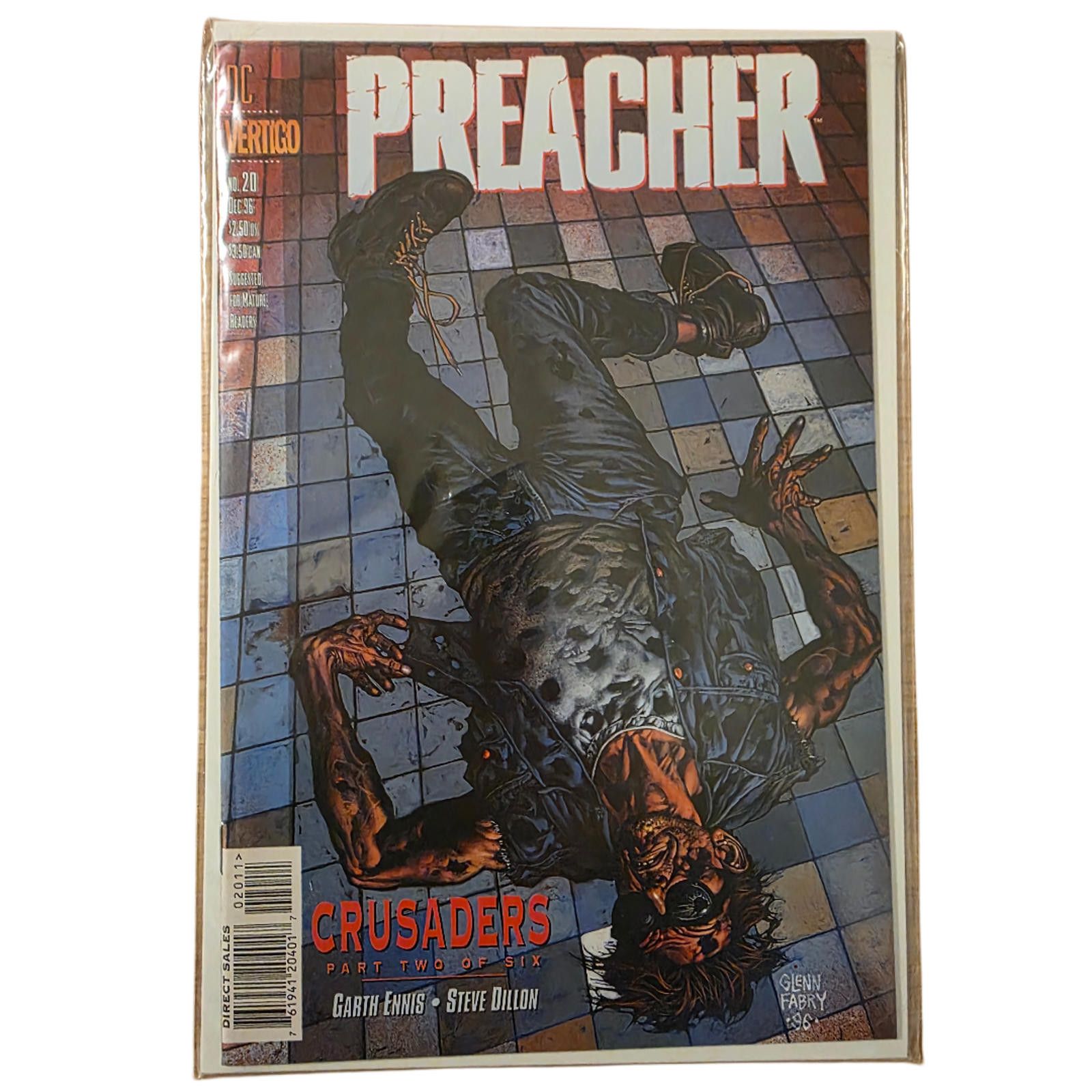 DC Comics Preacher #20 1996 Vertigo DC Comic Near Mint (C) Size ONE SIZE - 5 Thumbnail