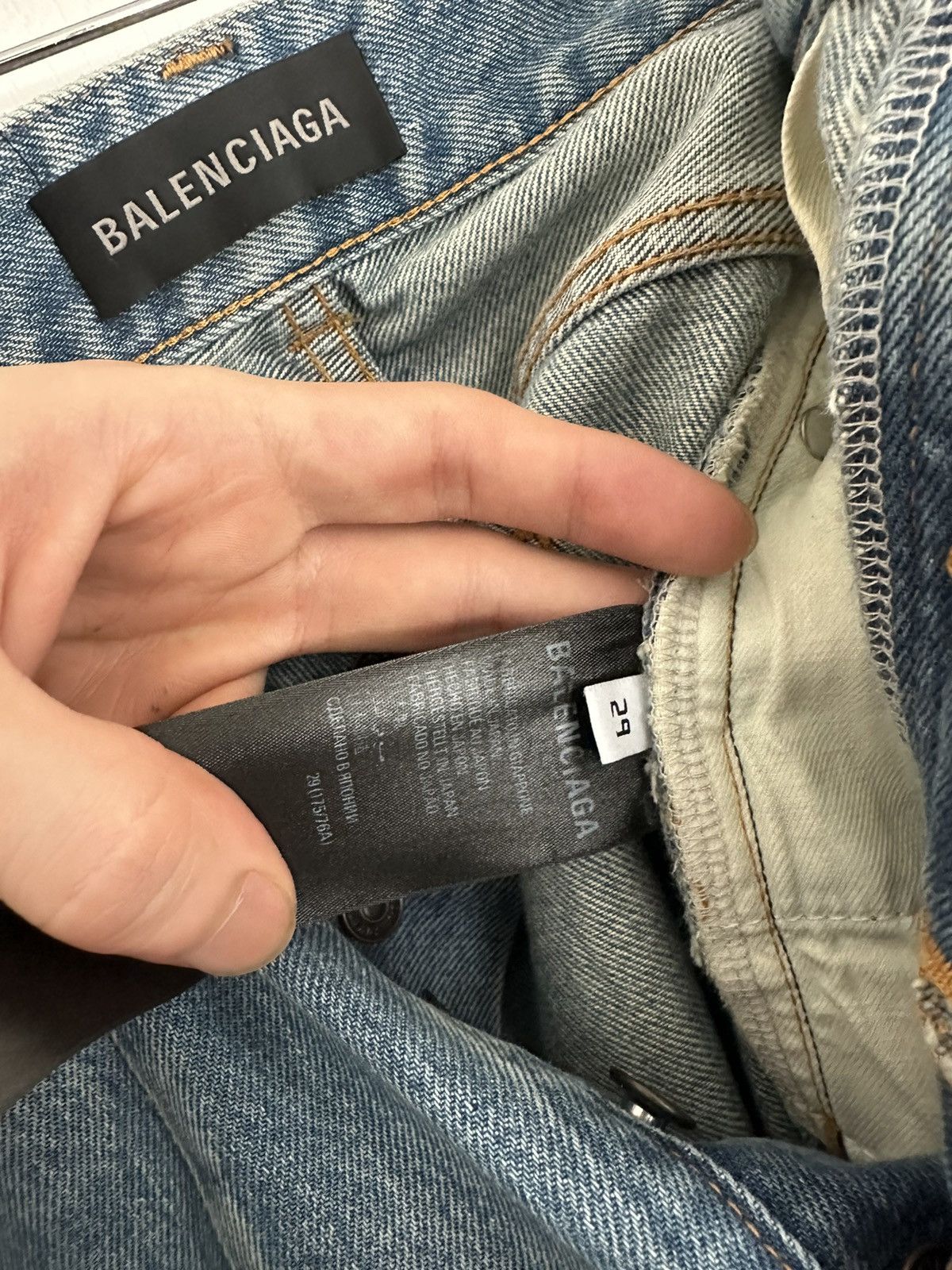 Balenciaga Balenciaga Biker Darts Jeans Size US 29 - 4 Thumbnail