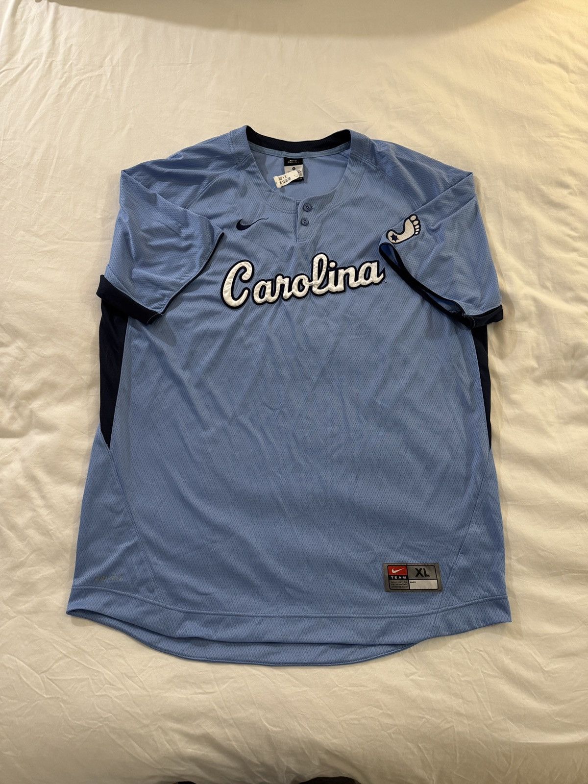 Nike North Carolina Tarheels Baseball Jersey Size US XL / EU 56 / 4 - 1 Thumbnail