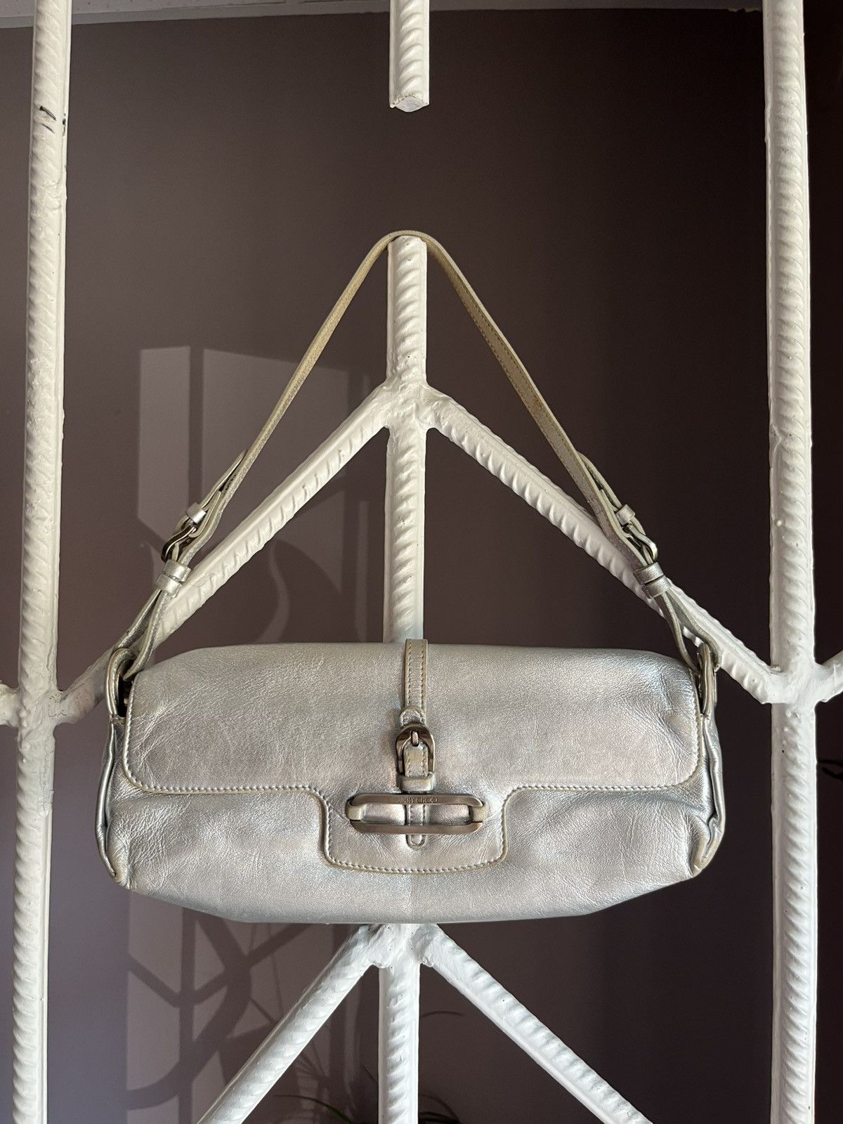 Jimmy Choo Vintage Jimmy Choo Glamour Silver Mini Bag Size ONE SIZE - 1 Thumbnail